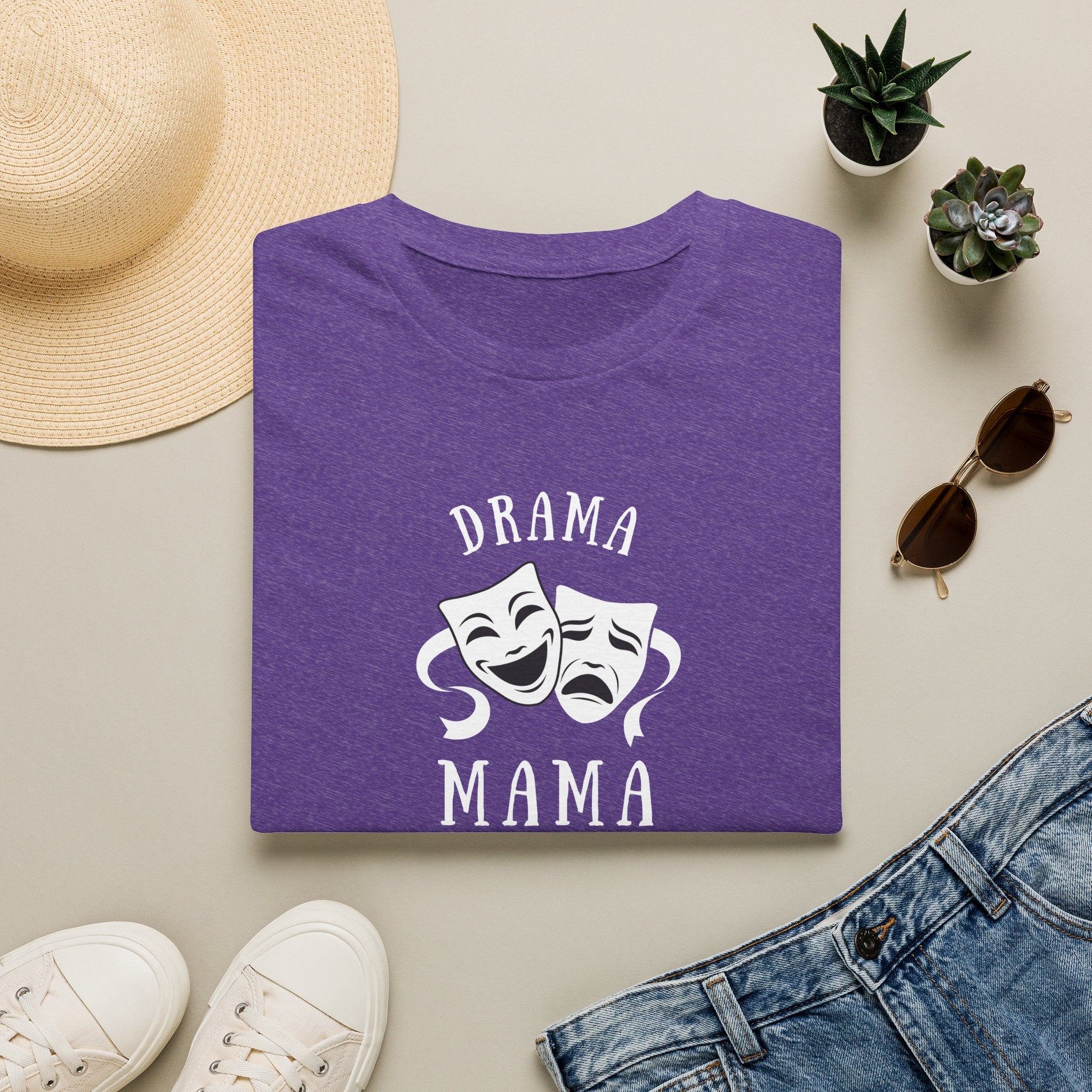 Drama Mama theatre masks tee