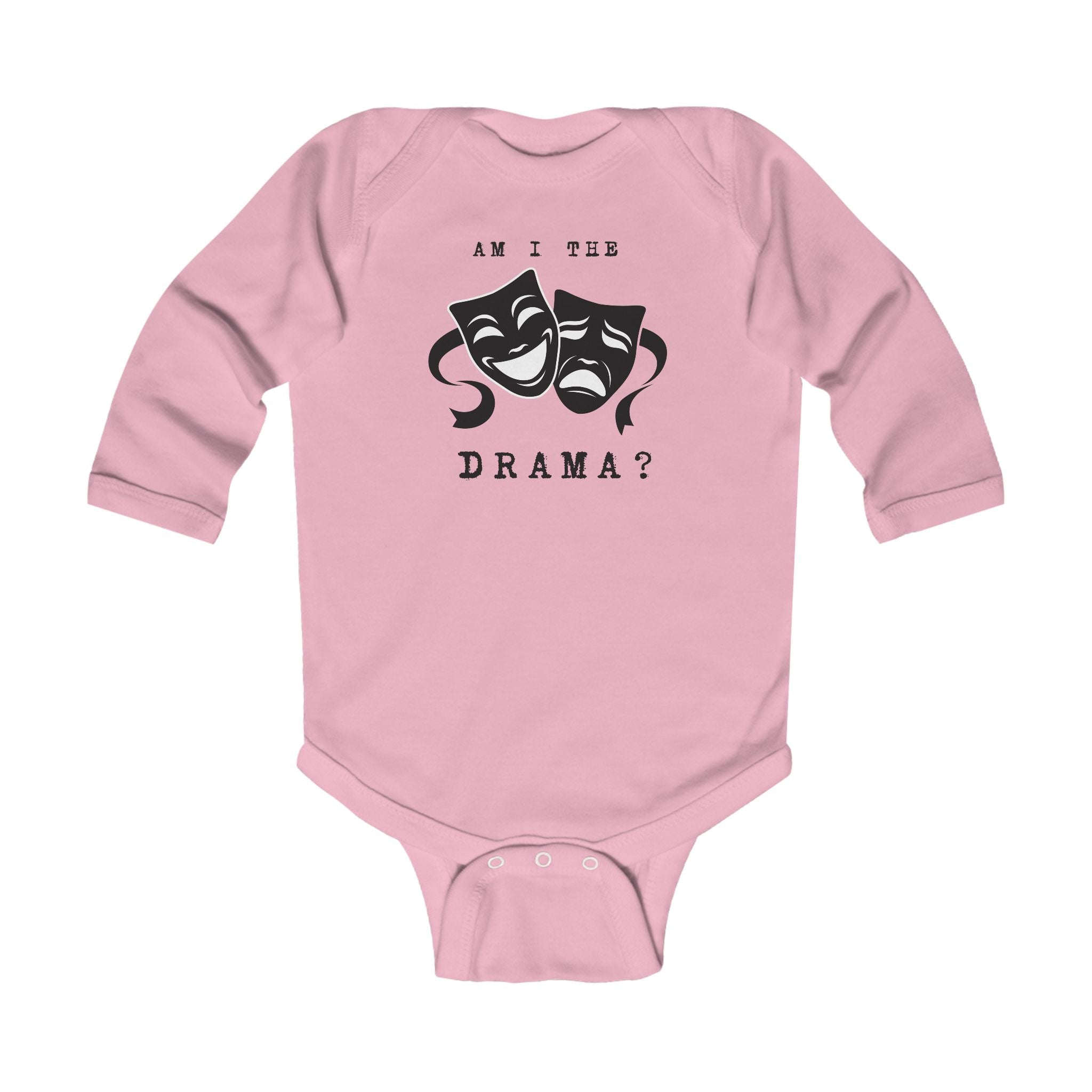 Am I the drama? Baby theatre masks one piece baby bodysuit, funny tragedy comedy masks actor baby shower gift, one piece for theater parents