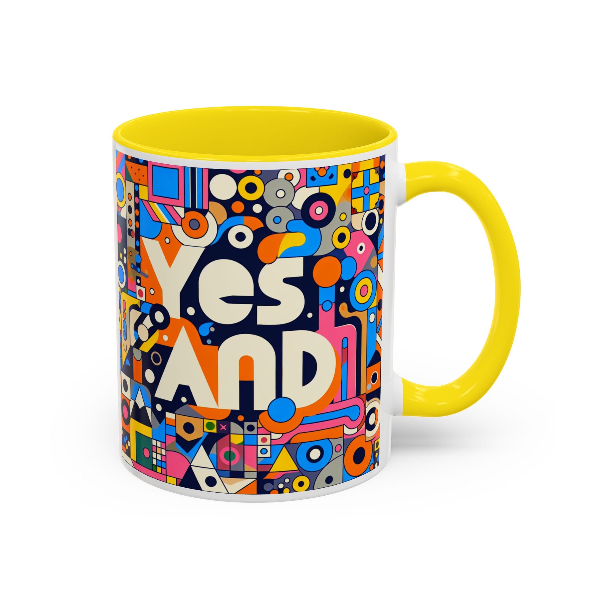 Yes, and Improv Accent Coffee Mug (11, 15oz)