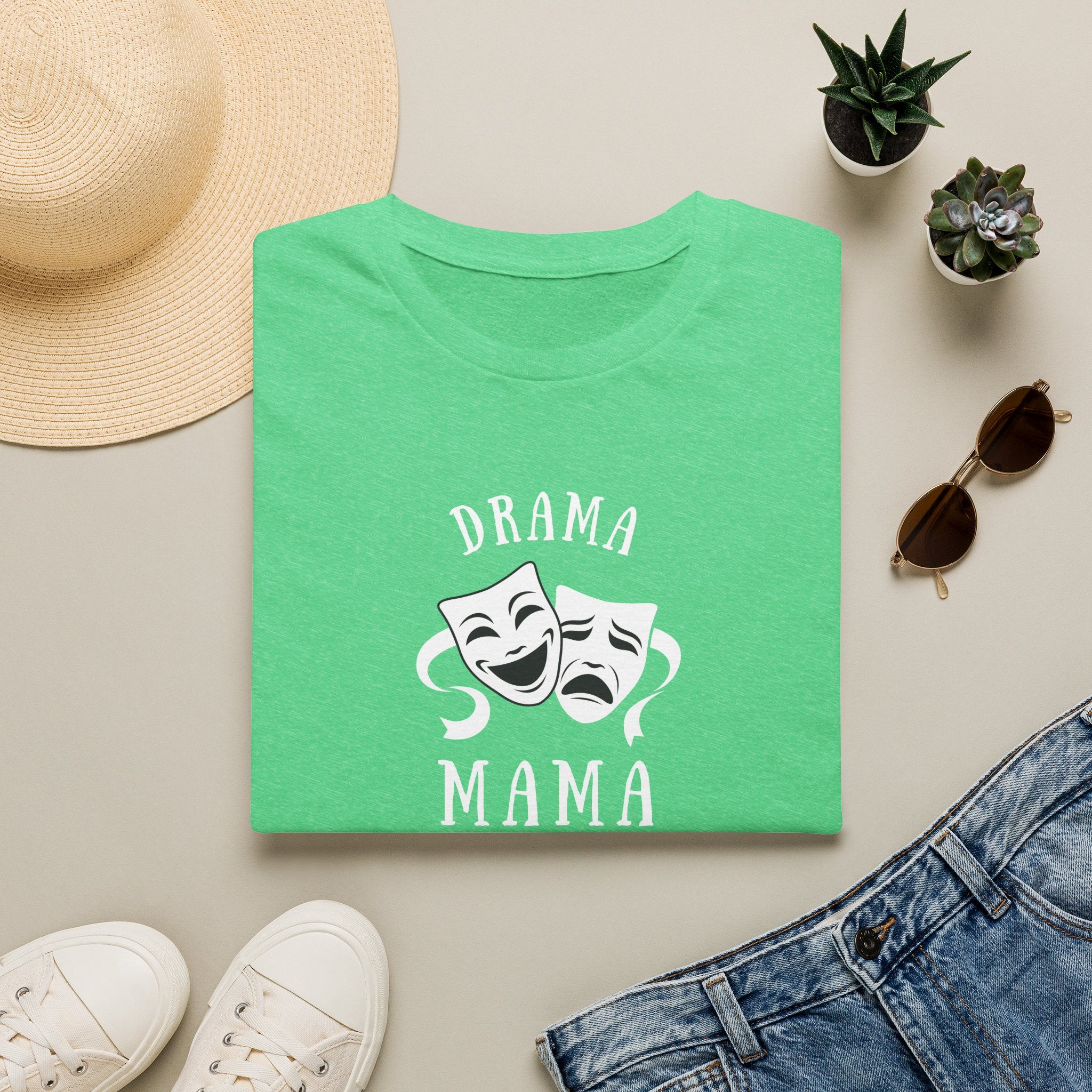 Drama Mama theatre masks tee