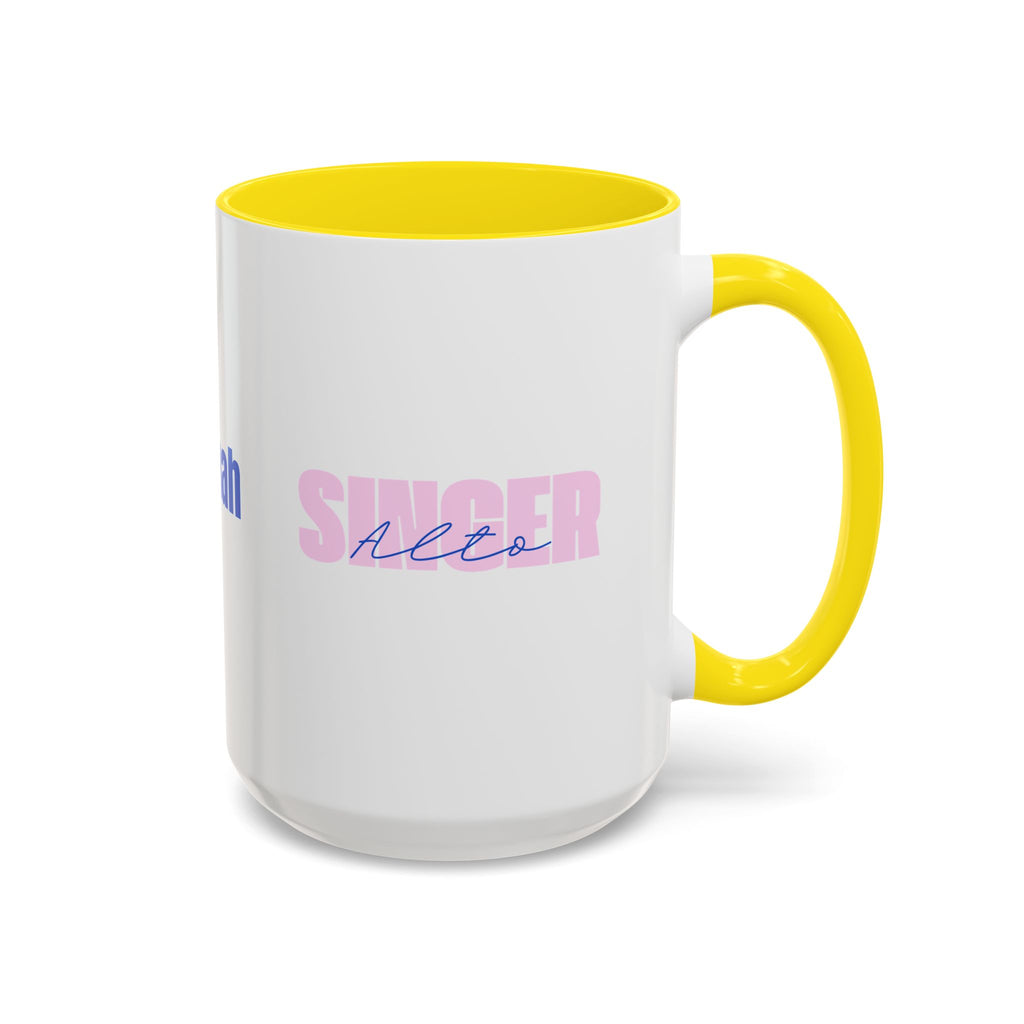 Customizable Alto Singer Coffee Mug — Accent Mug (11/15oz)
