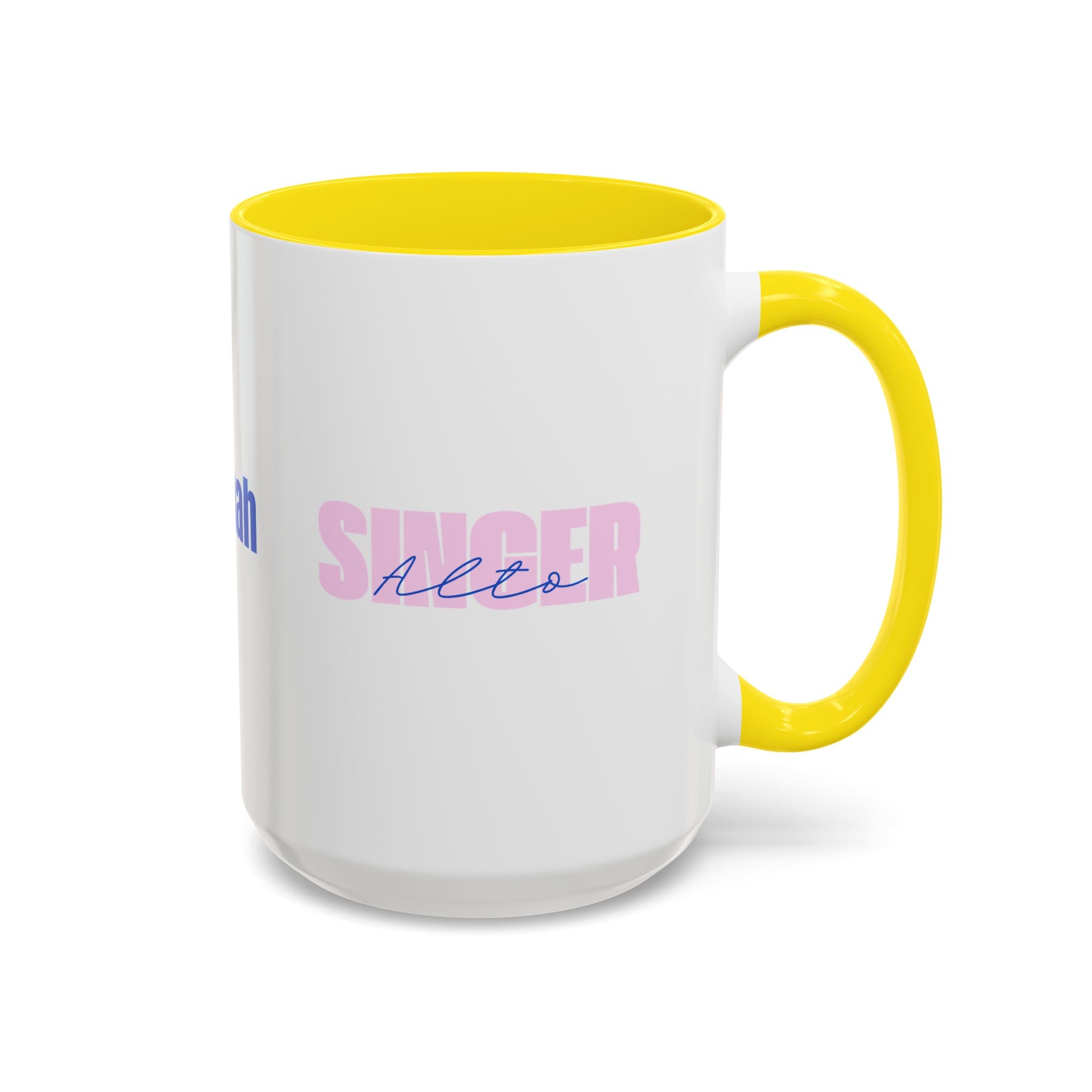 Customizable Alto Singer Coffee Mug — Accent Mug (11/15oz)