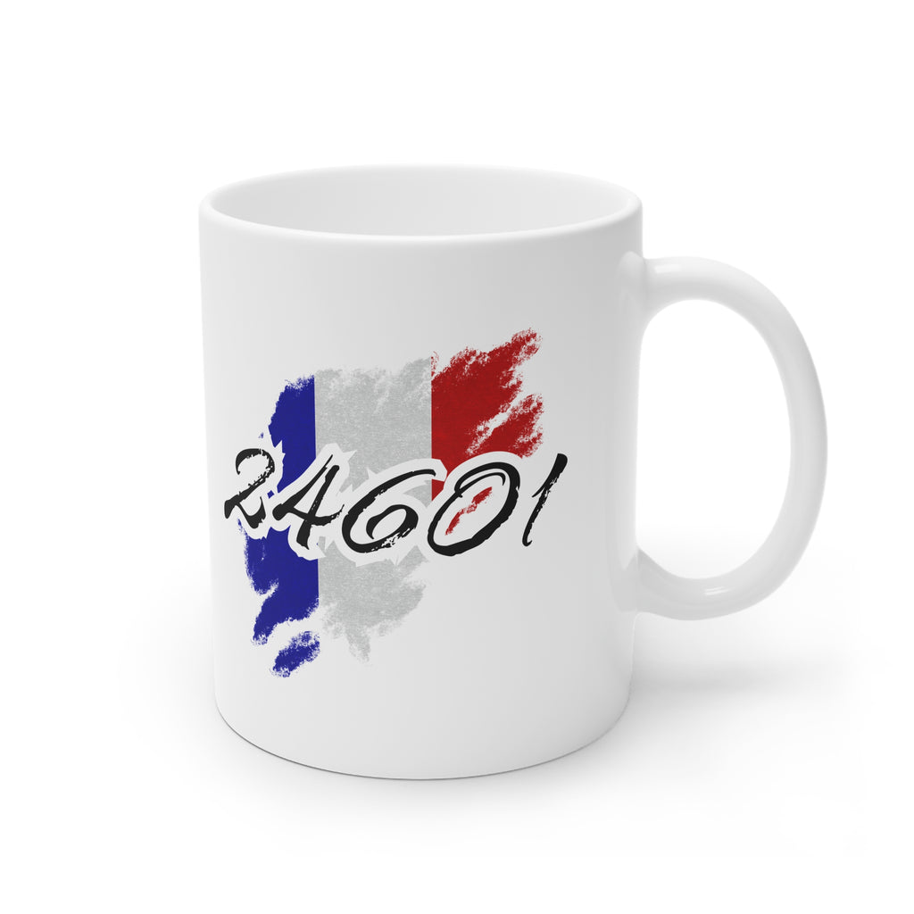 24601 Mug, White Ceramic Coffee Cup