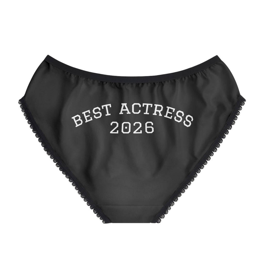 Best Actress Custom Year Women's Underwear, Best Actress Panties Theater gift, Personalized Actress Briefs Undergarments, Customizable gifts