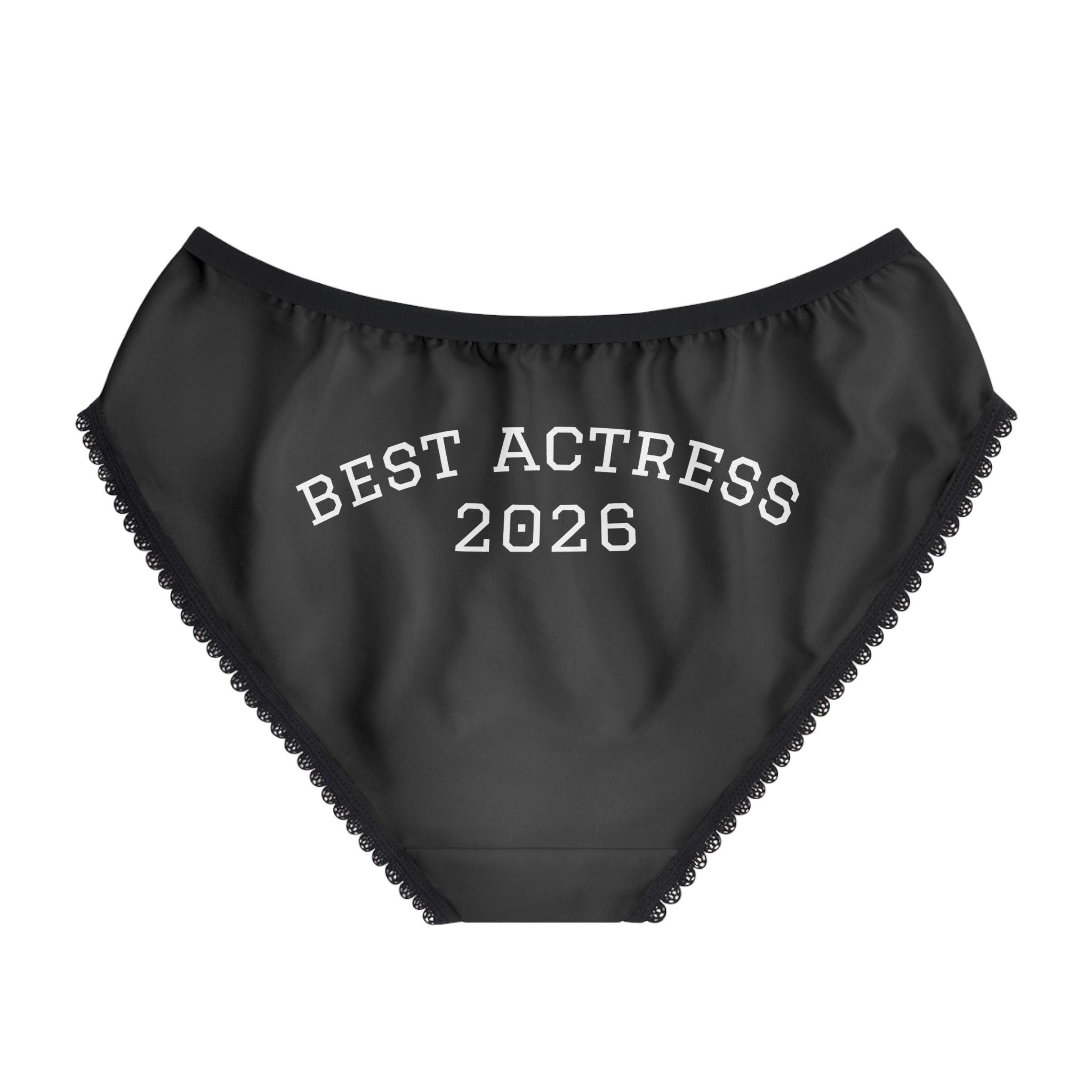 Best Actress Custom Year Women's Underwear, Best Actress Panties Theater gift, Personalized Actress Briefs Undergarments, Customizable gifts