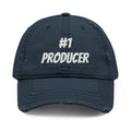 # 1 Producer baseball cap for theatre productions, Distressed Embroidered Baseball Cap