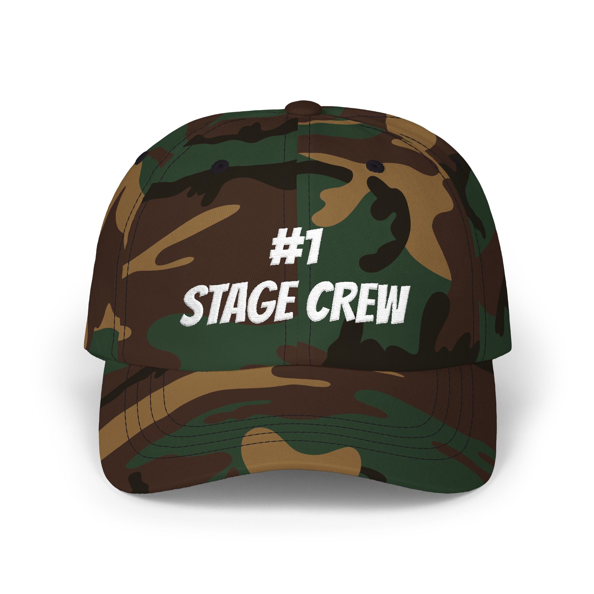 Number 1 Stage Crew hat, baseball Cap,  Embroidered Crew Hat