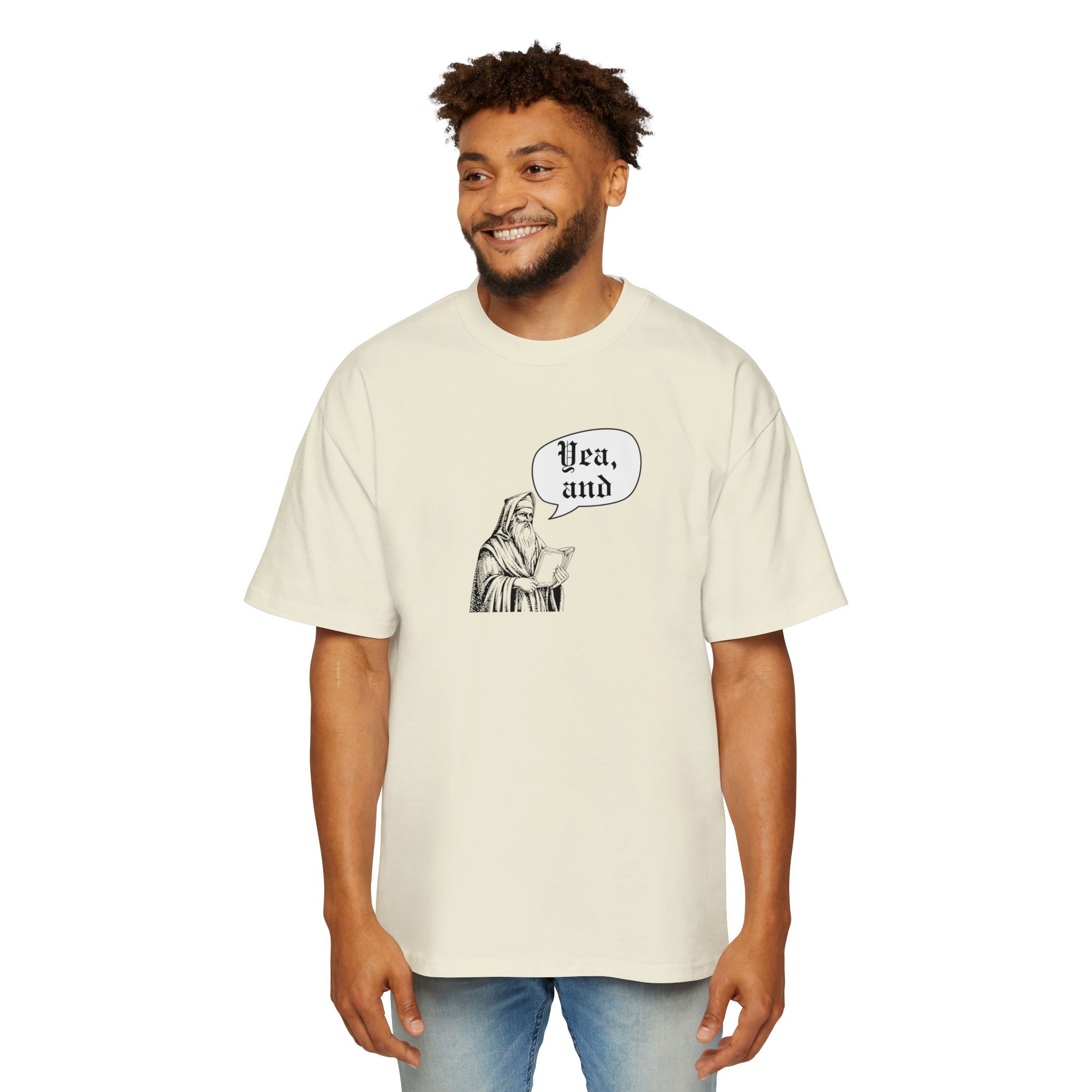 Old Timey Yea, And Improv Tee T-Shirt, Vintage Theater Comedy, Retro Script