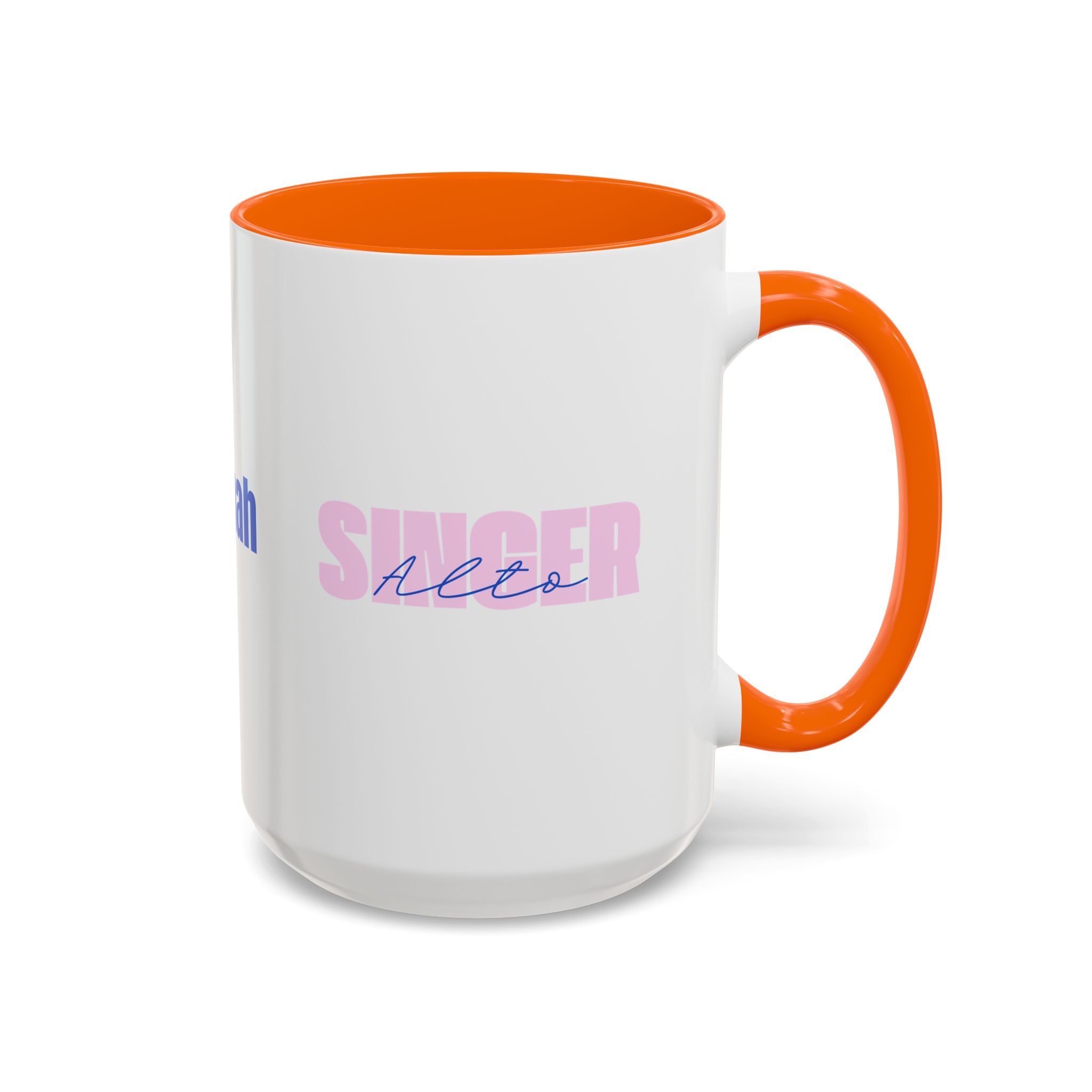 Customizable Alto Singer Coffee Mug — Accent Mug (11/15oz)
