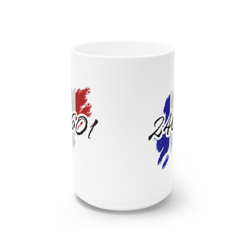 24601 Mug, White Ceramic Coffee Cup