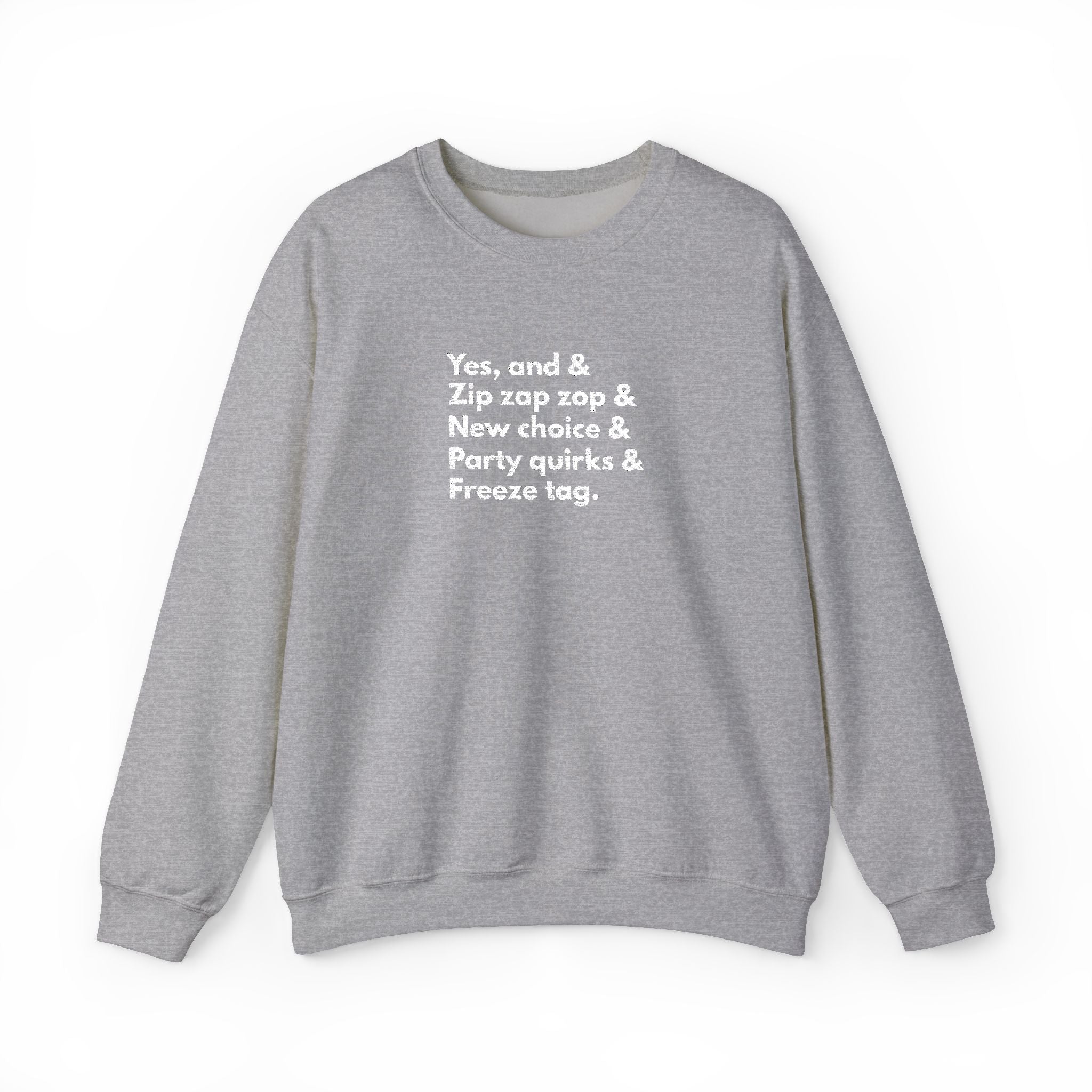 Embroidered Improv Games Sweatshirt