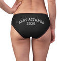 Best Actress Custom Year Women's Underwear, Best Actress Panties Theater gift, Personalized Actress Briefs Undergarments, Customizable gifts