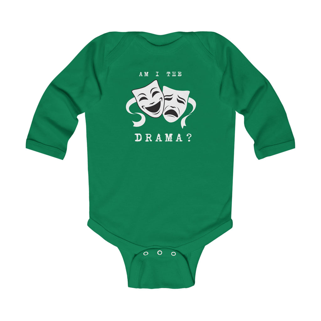 Am I the drama? Baby theatre masks one piece baby bodysuit, funny tragedy comedy masks actor baby shower gift, one piece for theater parents