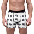 Actor boxers black and white, comedy tragedy masks underwear for him, theatre lover, community theatre present, gift basket, stage apparel