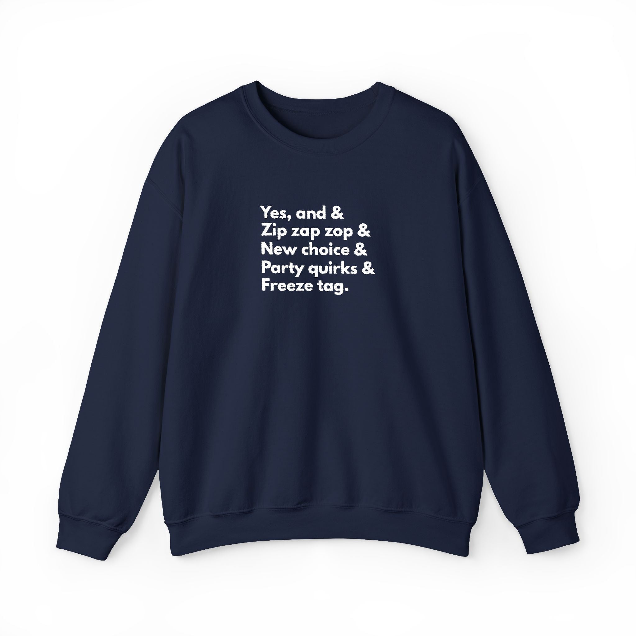 Embroidered Improv Games Sweatshirt