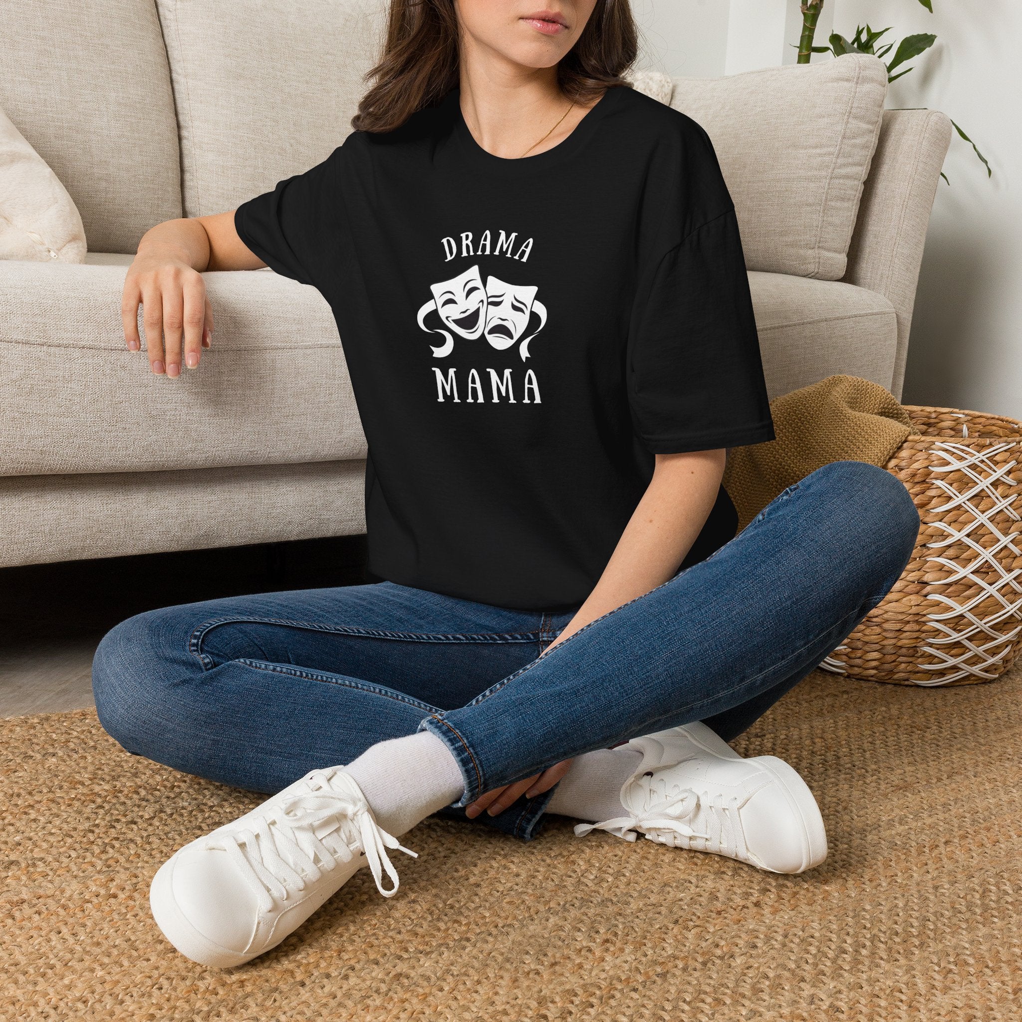 Drama Mama theatre masks tee