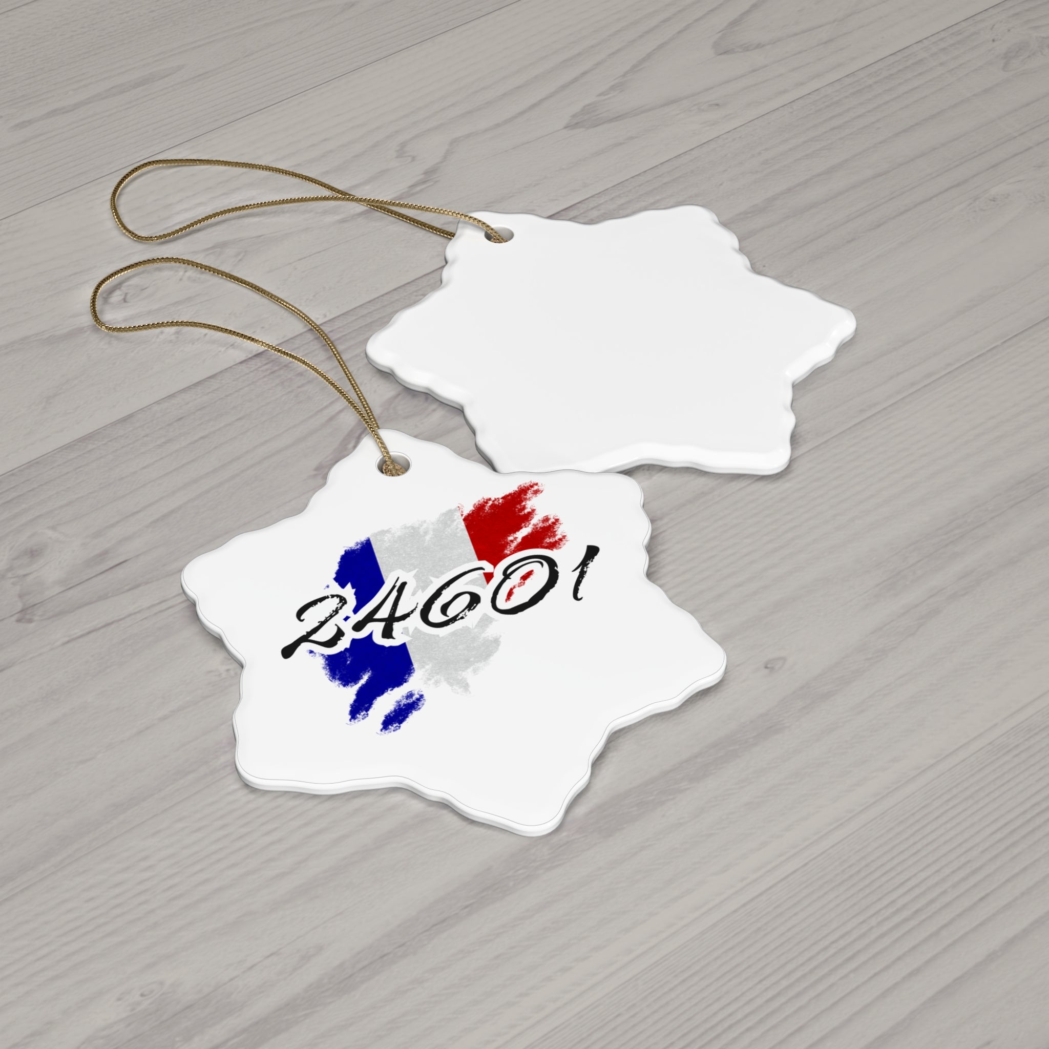 24601 Ceramic Ornament, 4 Shapes