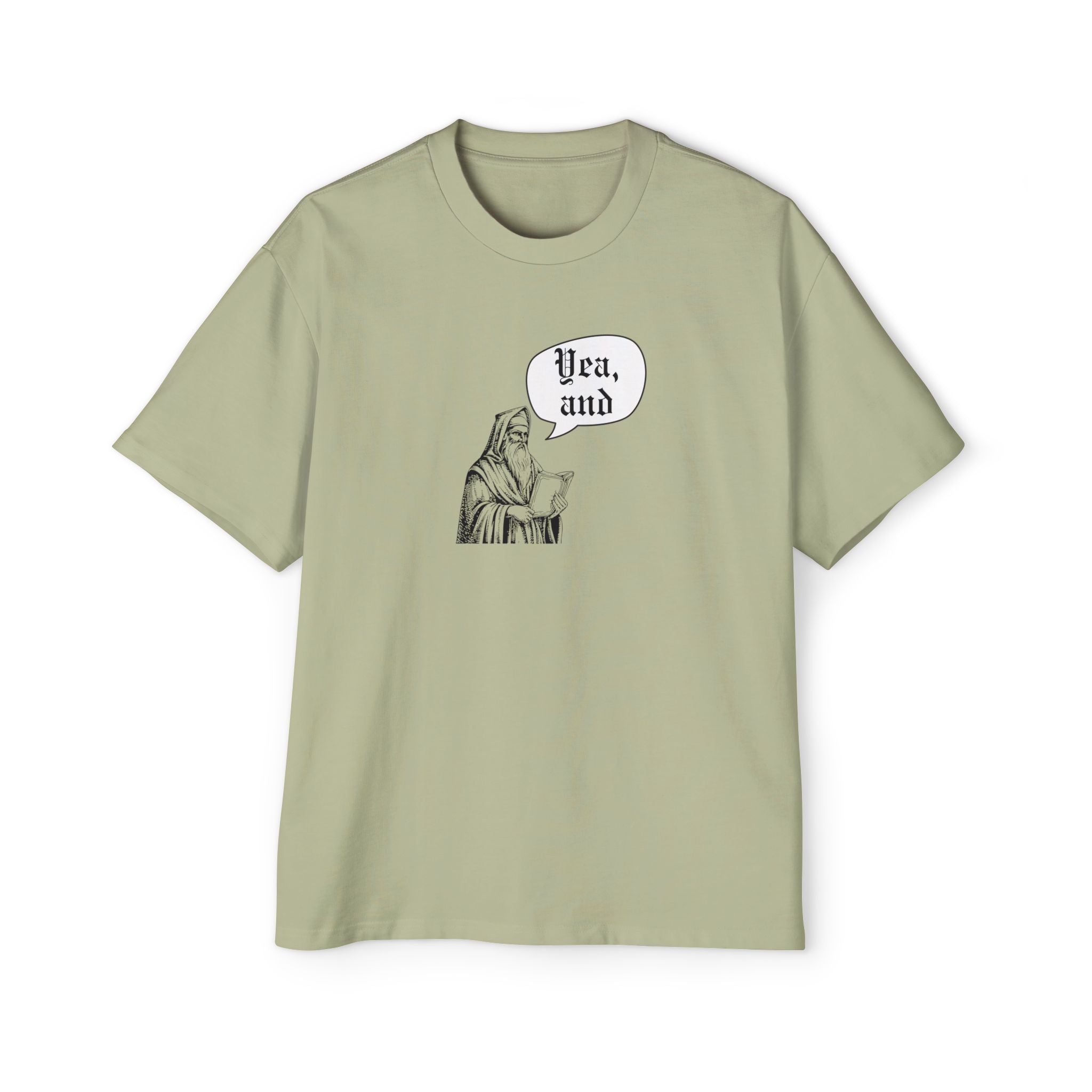 Old Timey Yea, And Improv Tee T-Shirt, Vintage Theater Comedy, Retro Script