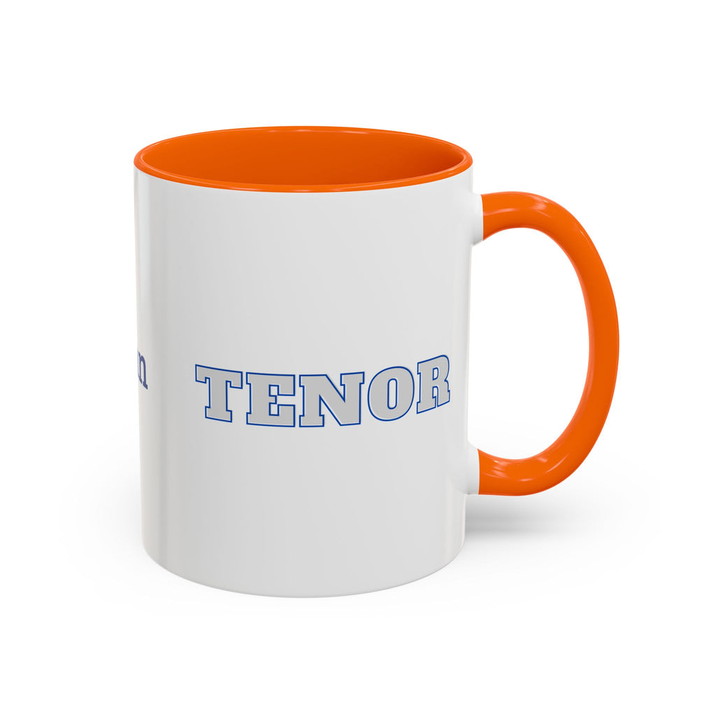 Customizable Tenor Singer Coffee Mug — Personalized Accent Mug (11/15oz)