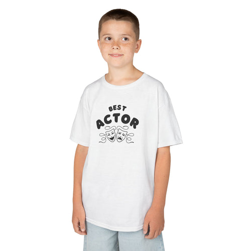 Best Actor unisex theatre masks Kids Tee