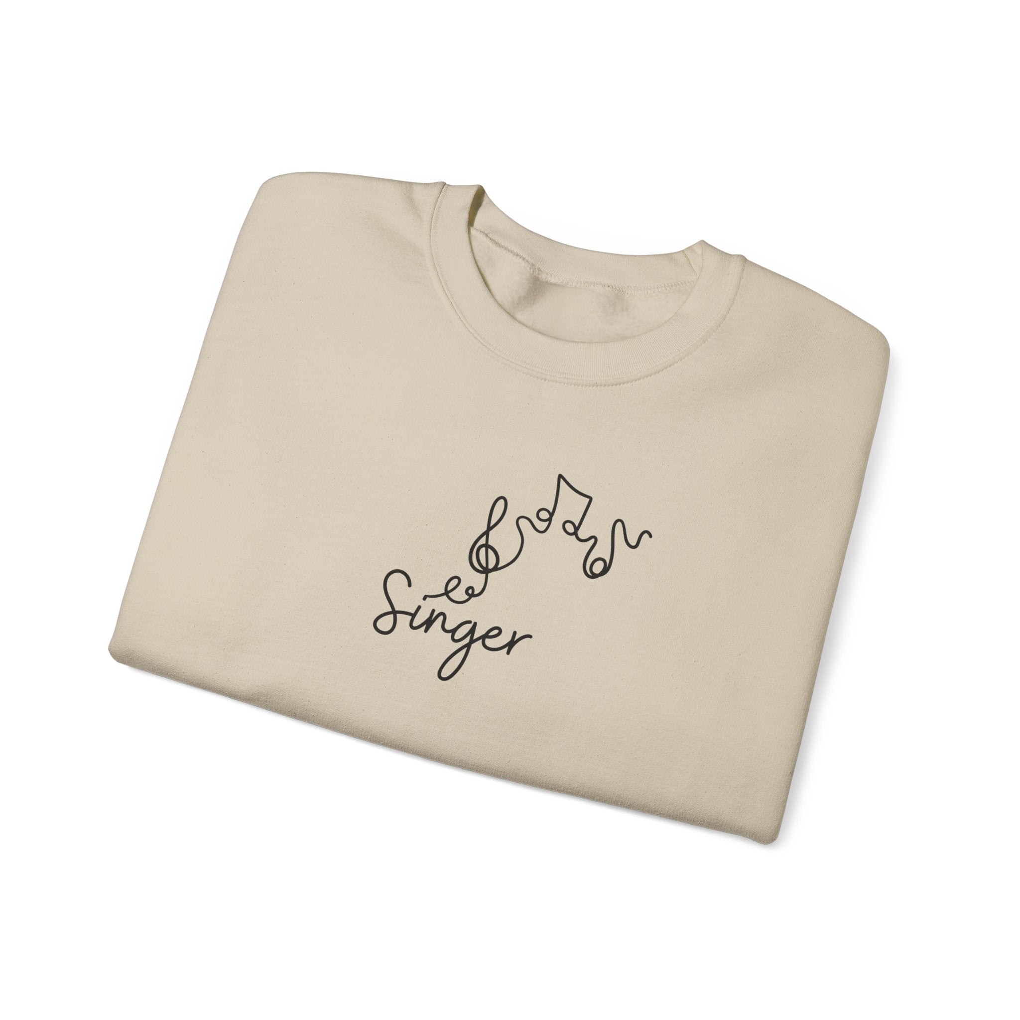 Singer Music Notes Sweatshirt