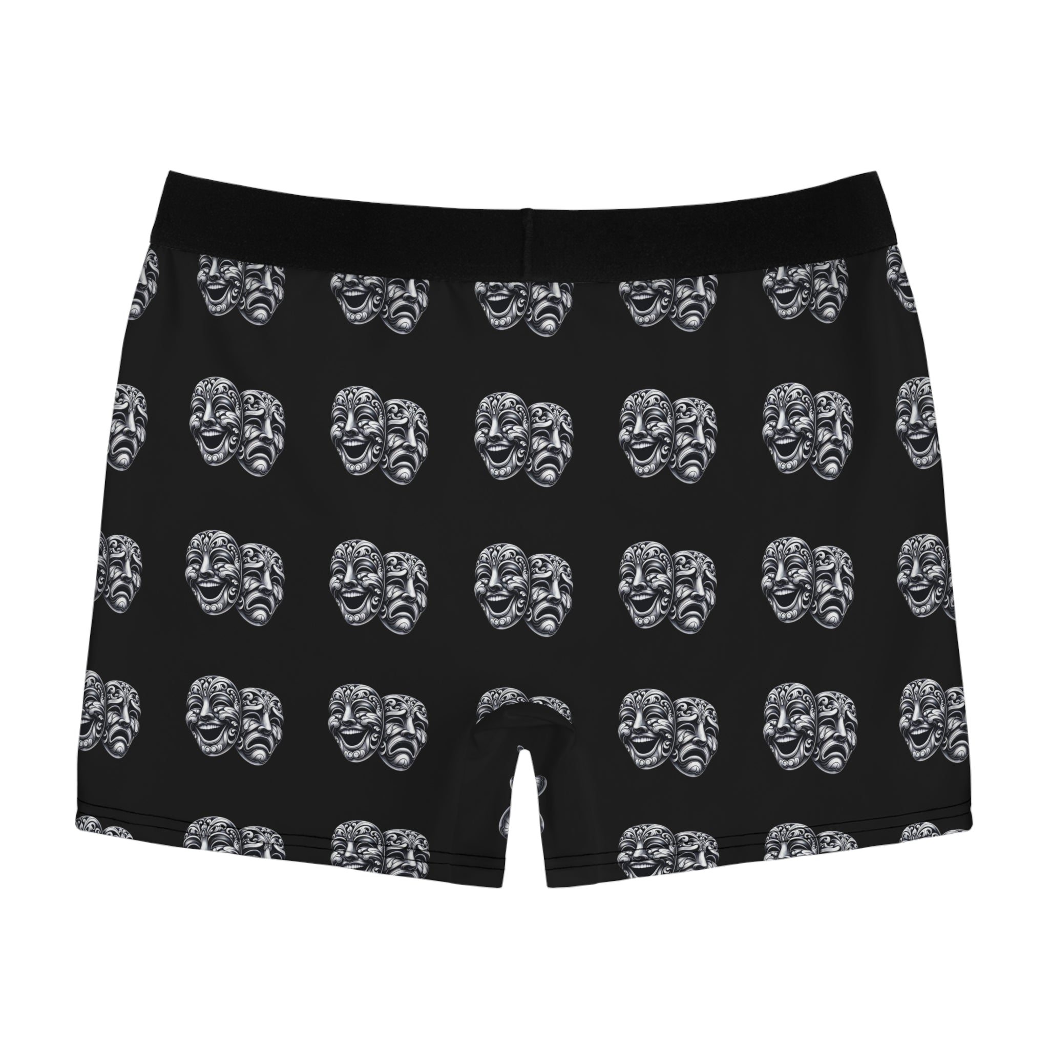 Theater Masks Boxers, Drama Actor Underwear, Comedy Tragedy Men's Boxers, Performing Arts Gift, Actor Apparel, underwear for stage actors