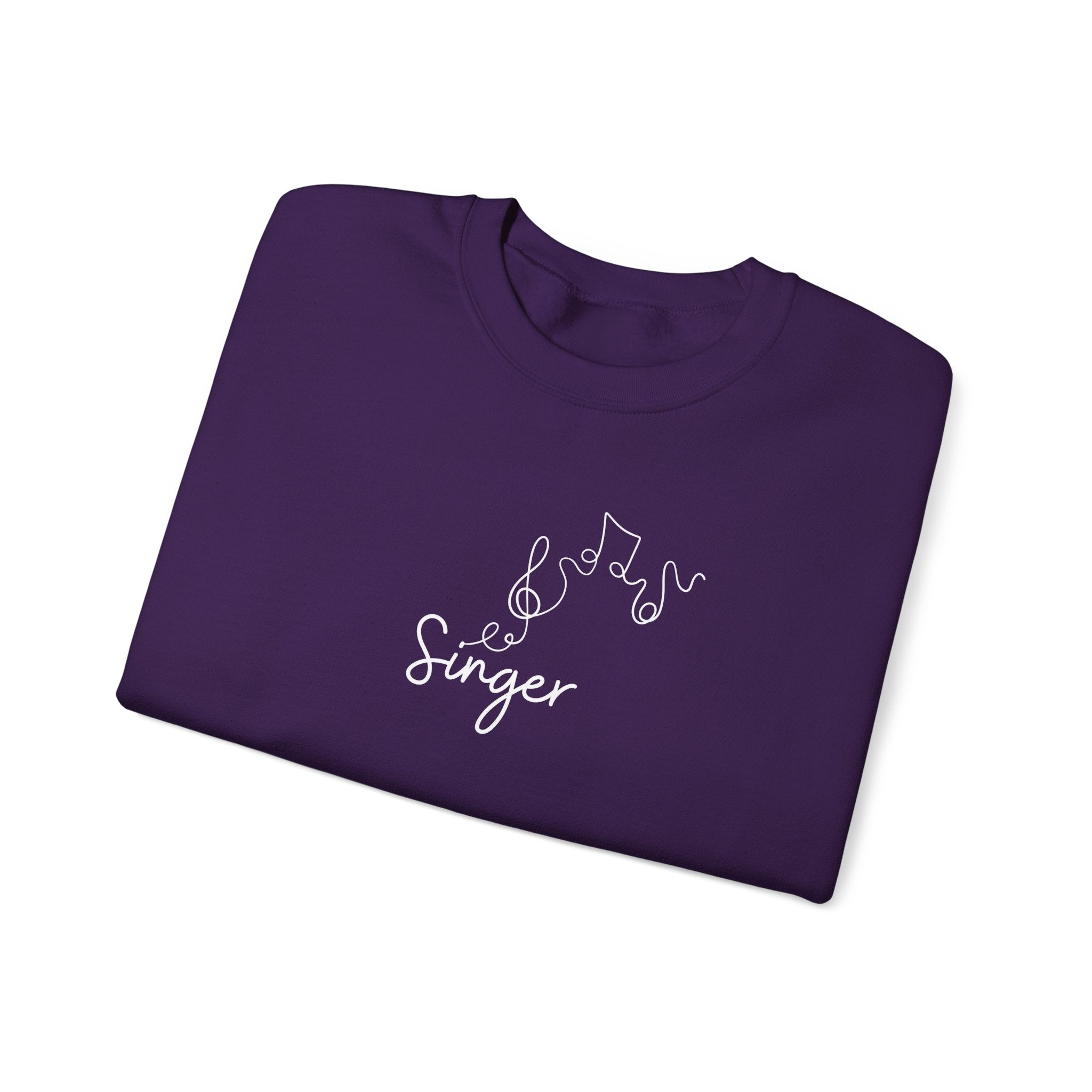 Singer Music Notes Sweatshirt