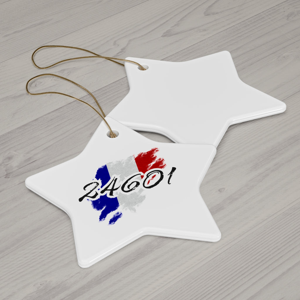 24601 Ceramic Ornament, 4 Shapes