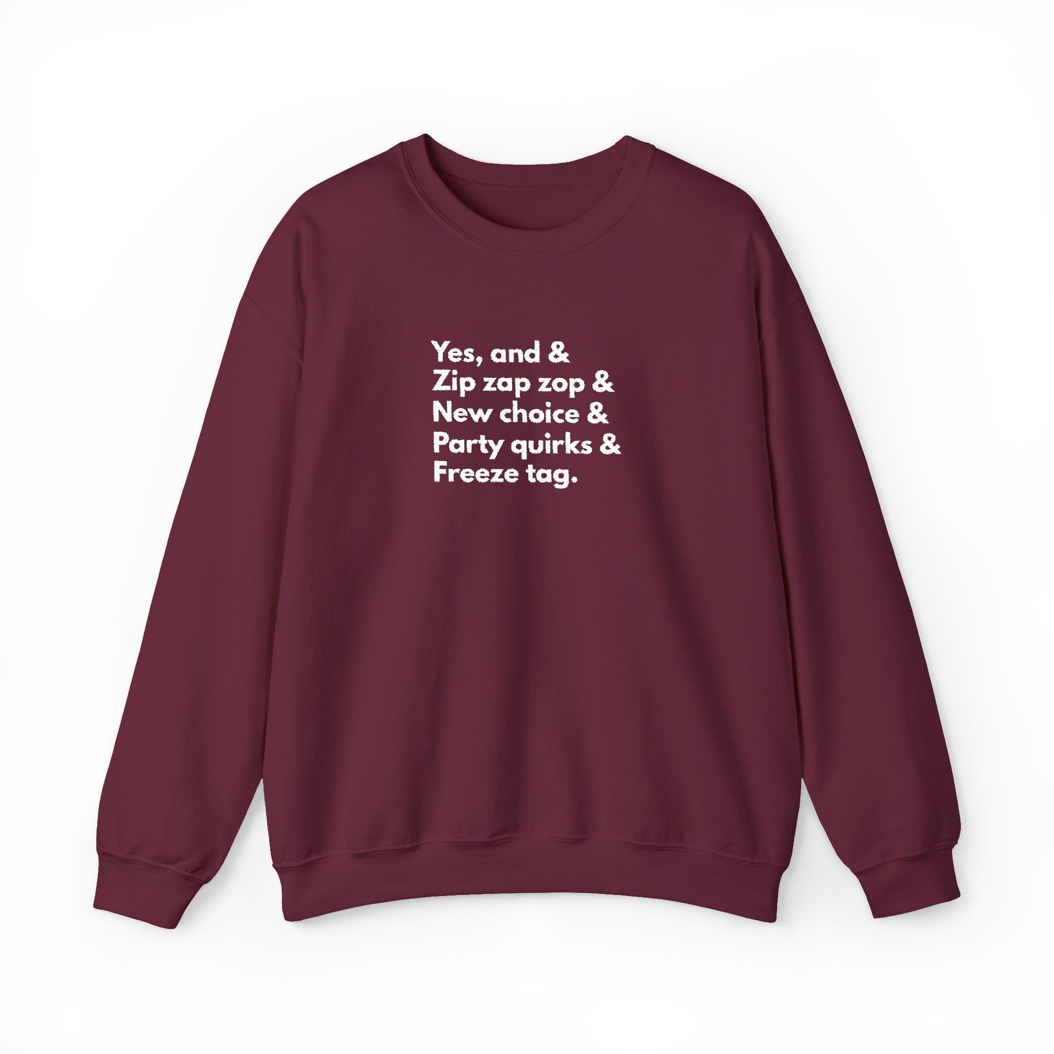 Embroidered Improv Games Sweatshirt