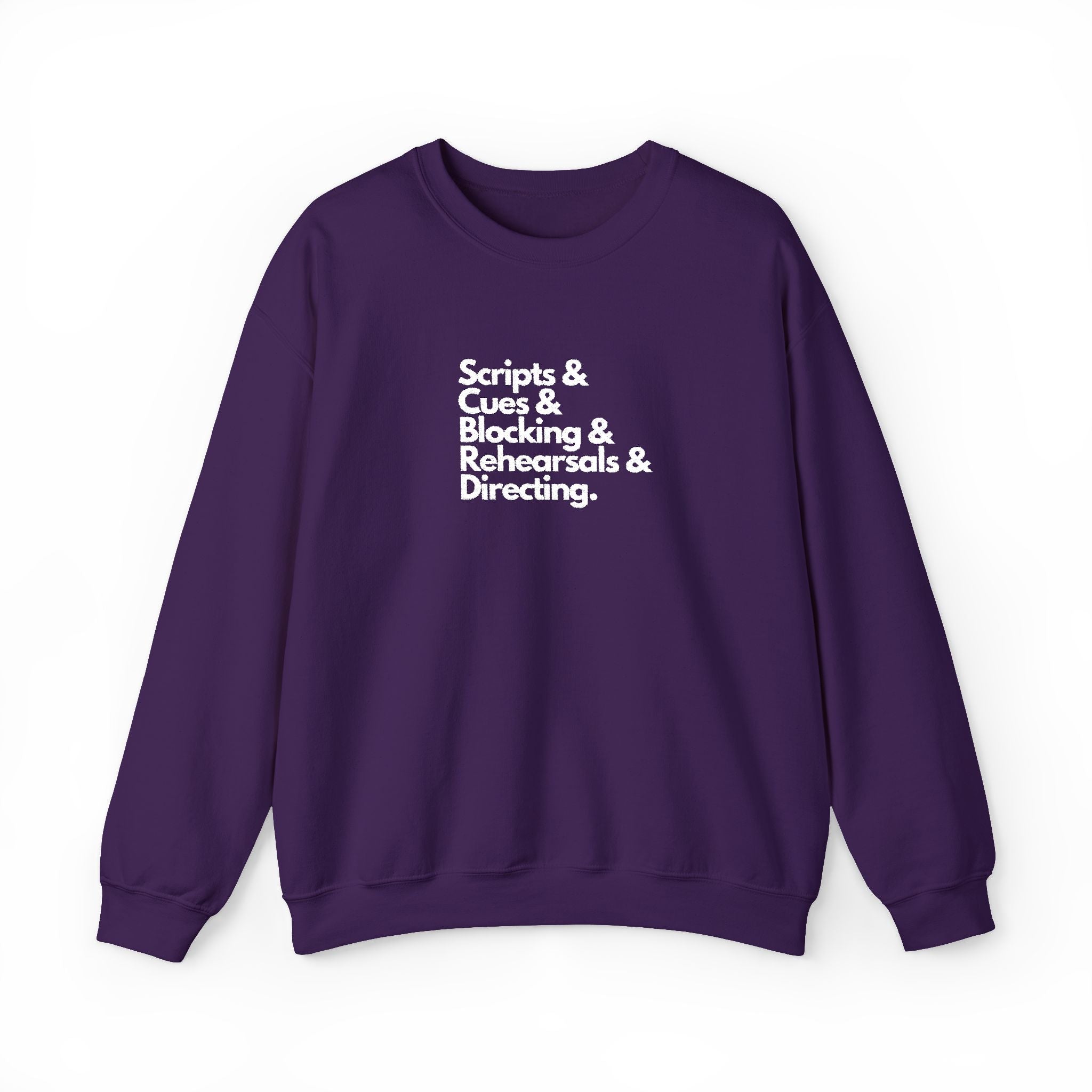 Scripts and cues Theatre Director Embroidered Sweatshirt