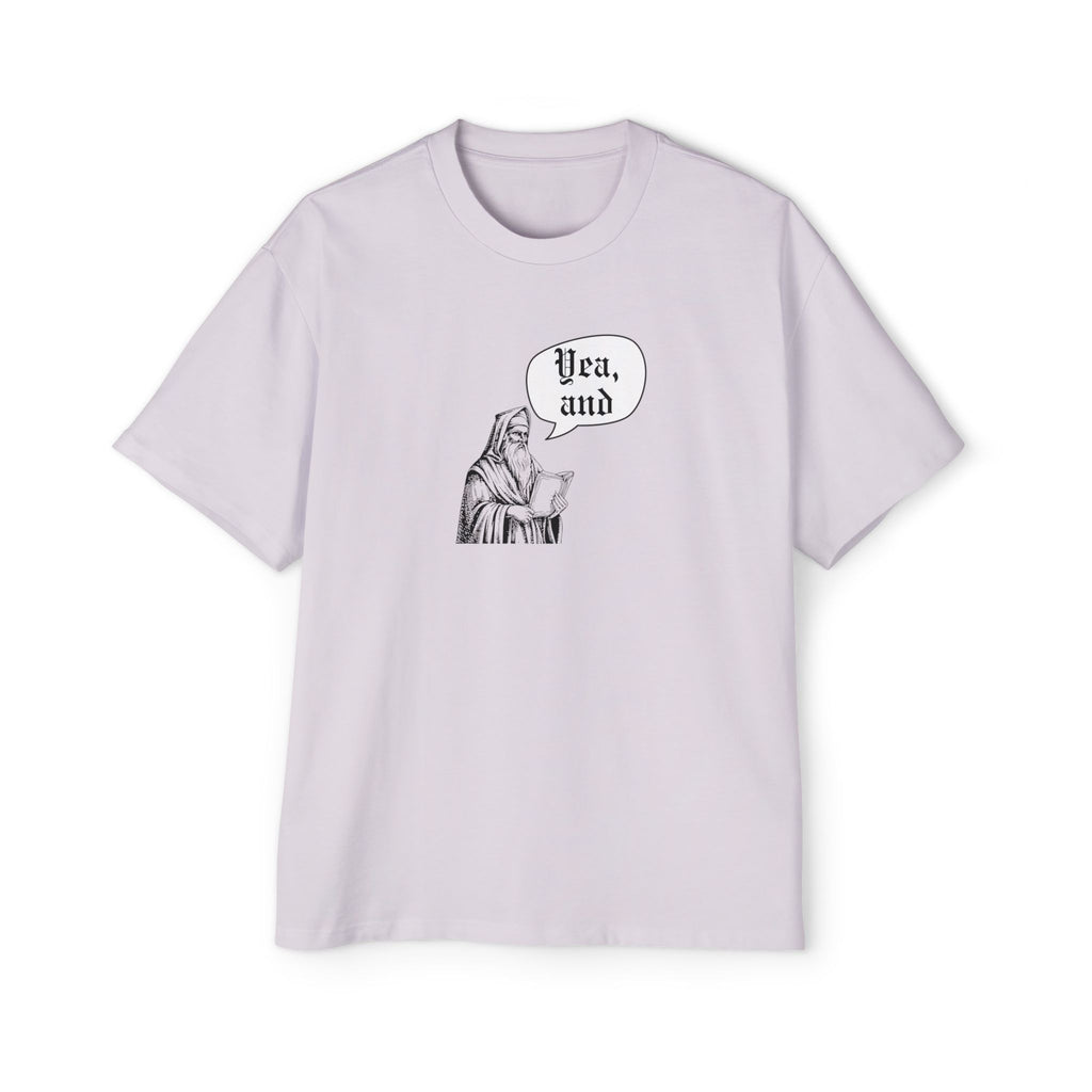 Old Timey Yea, And Improv Tee T-Shirt, Vintage Theater Comedy, Retro Script