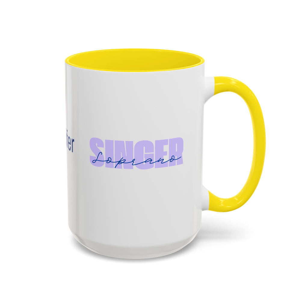 Customizable Soprano Singer Coffee Mug — Accent 11/15oz
