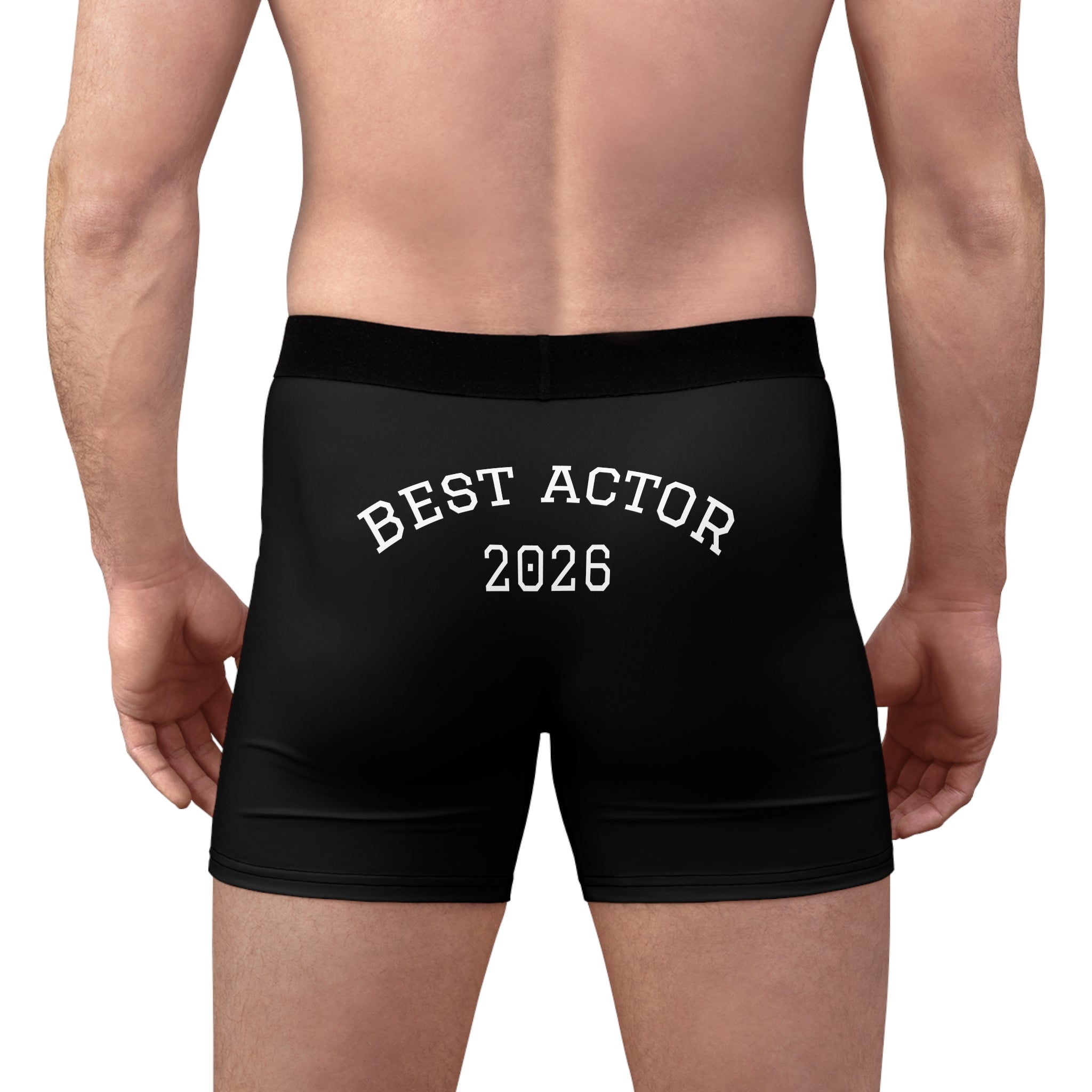 Best Actor custom year Men's Boxers, personalized Men's Underwear, Fun Gift for Him, Unique Boxer Shorts, Loungewear for theatre lover