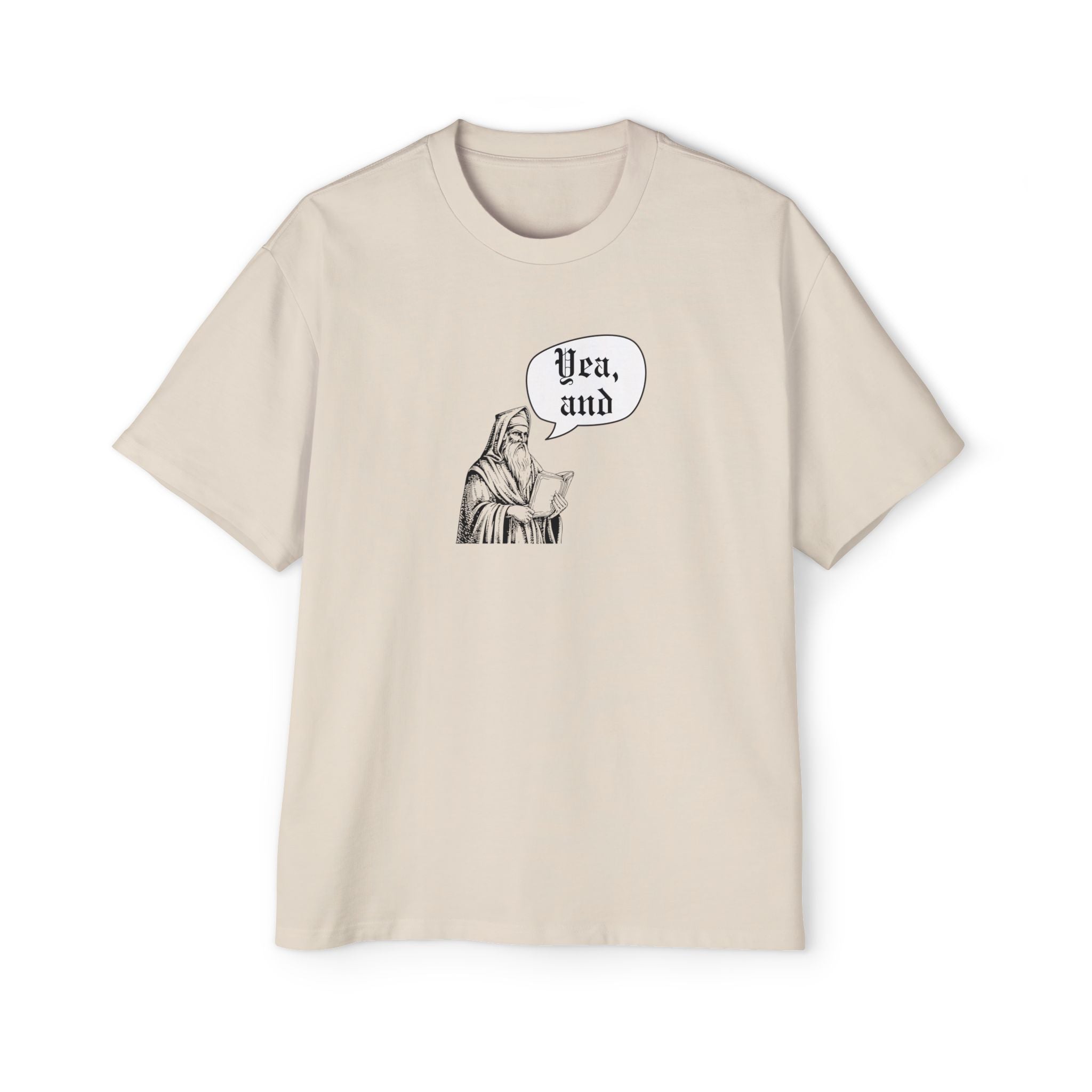 Old Timey Yea, And Improv Tee T-Shirt, Vintage Theater Comedy, Retro Script