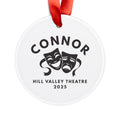 Personalized Theatre Acrylic Ornament with Ribbon — Custom Name Keepsake
