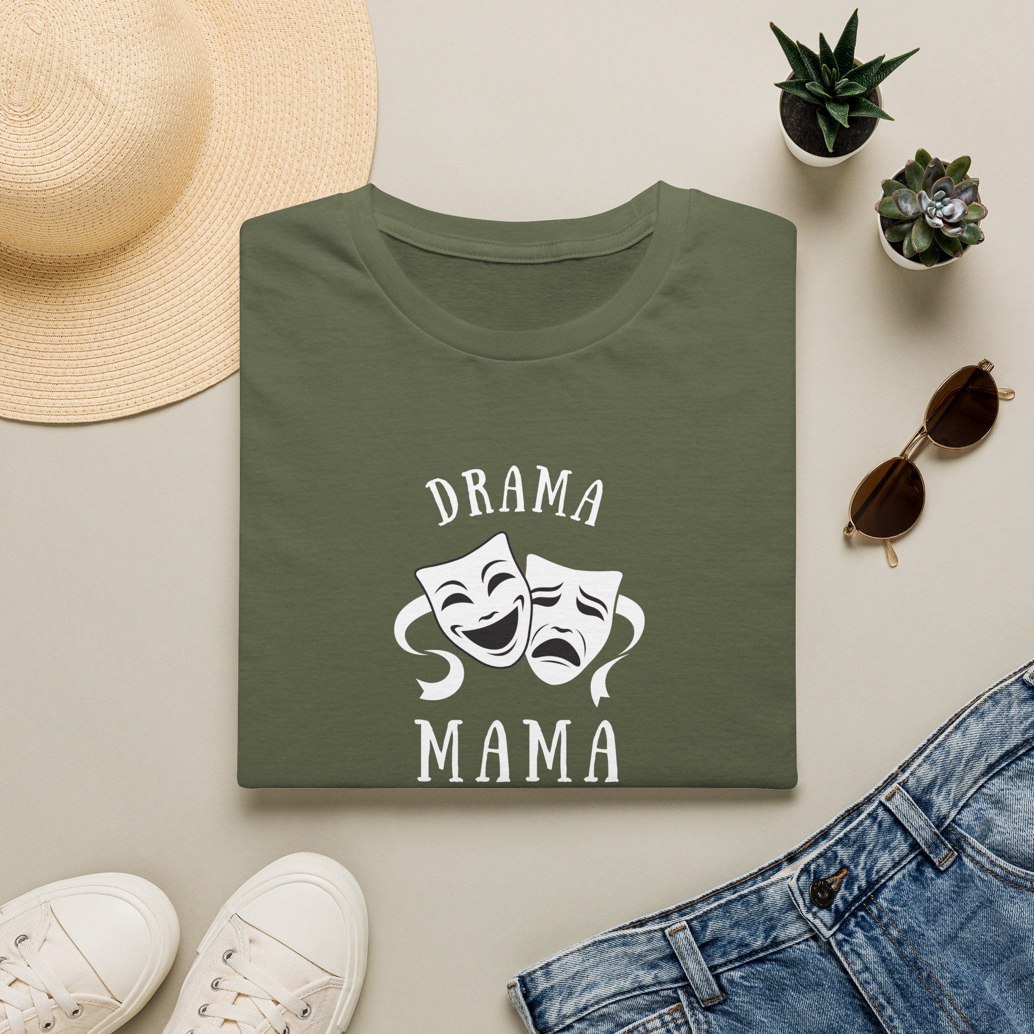 Drama Mama theatre masks tee