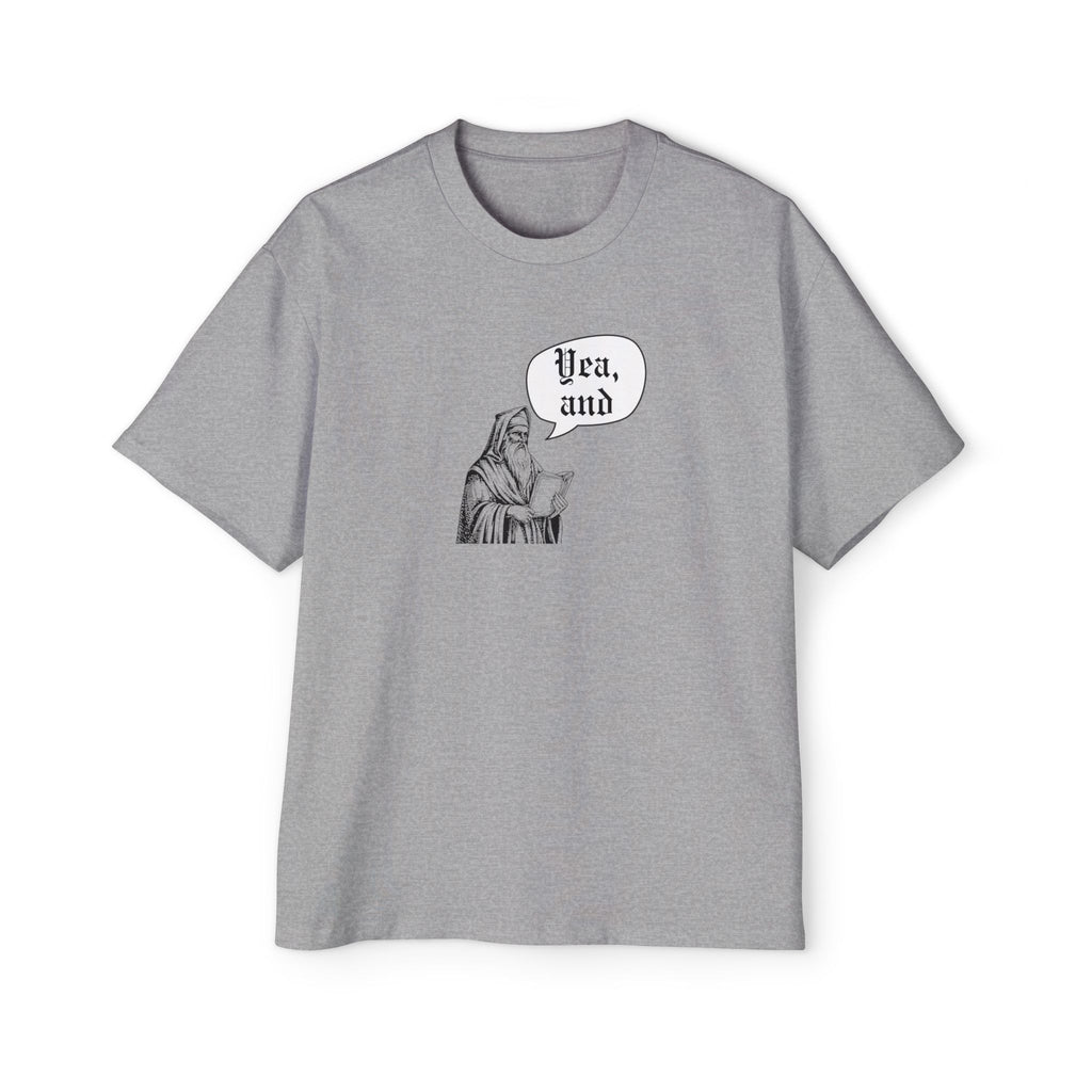 Old Timey Yea, And Improv Tee T-Shirt, Vintage Theater Comedy, Retro Script