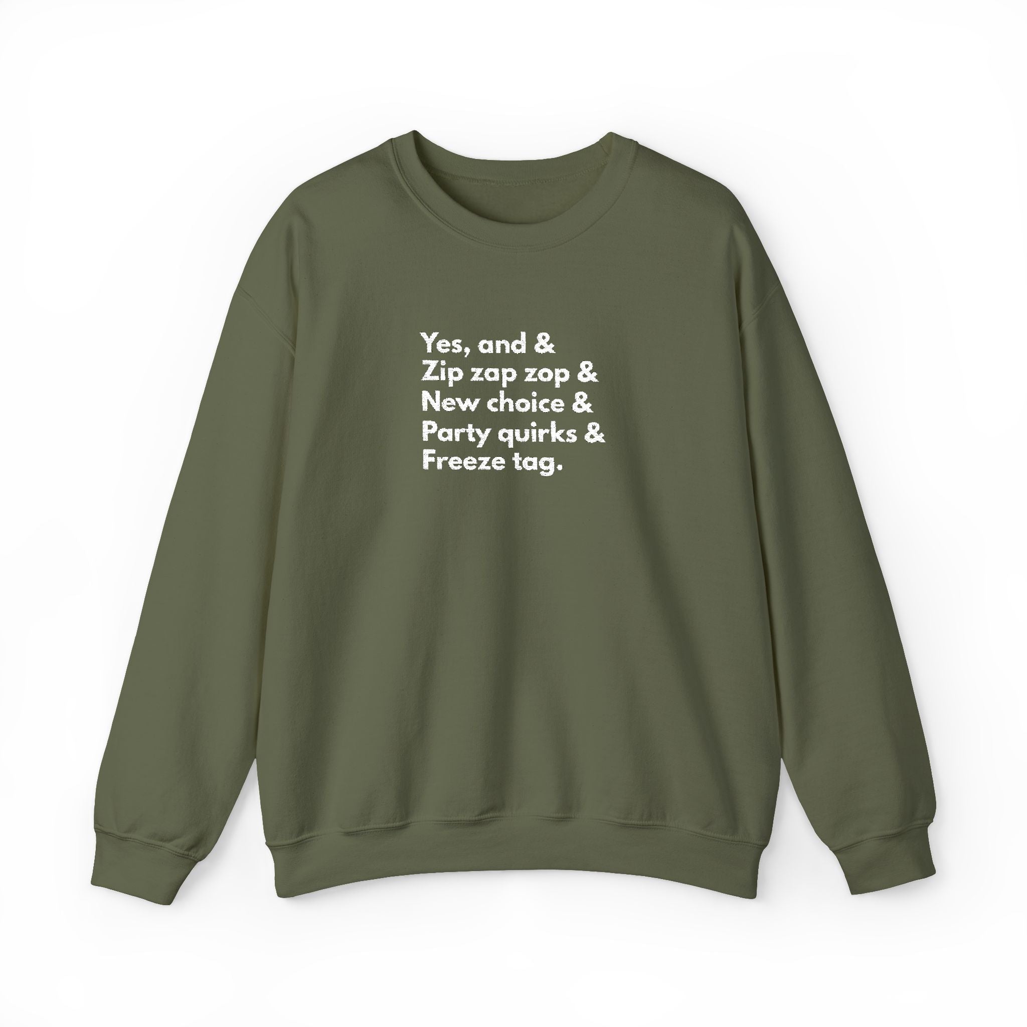 Embroidered Improv Games Sweatshirt