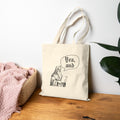 Yea, and improv Canvas Tote, Funny Medieval improviser Gift