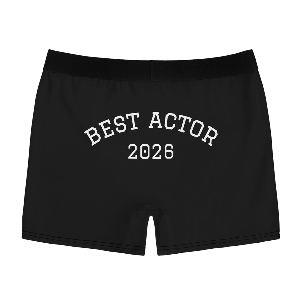 Best Actor custom year Men's Boxers, personalized Men's Underwear, Fun Gift for Him, Unique Boxer Shorts, Loungewear for theatre lover