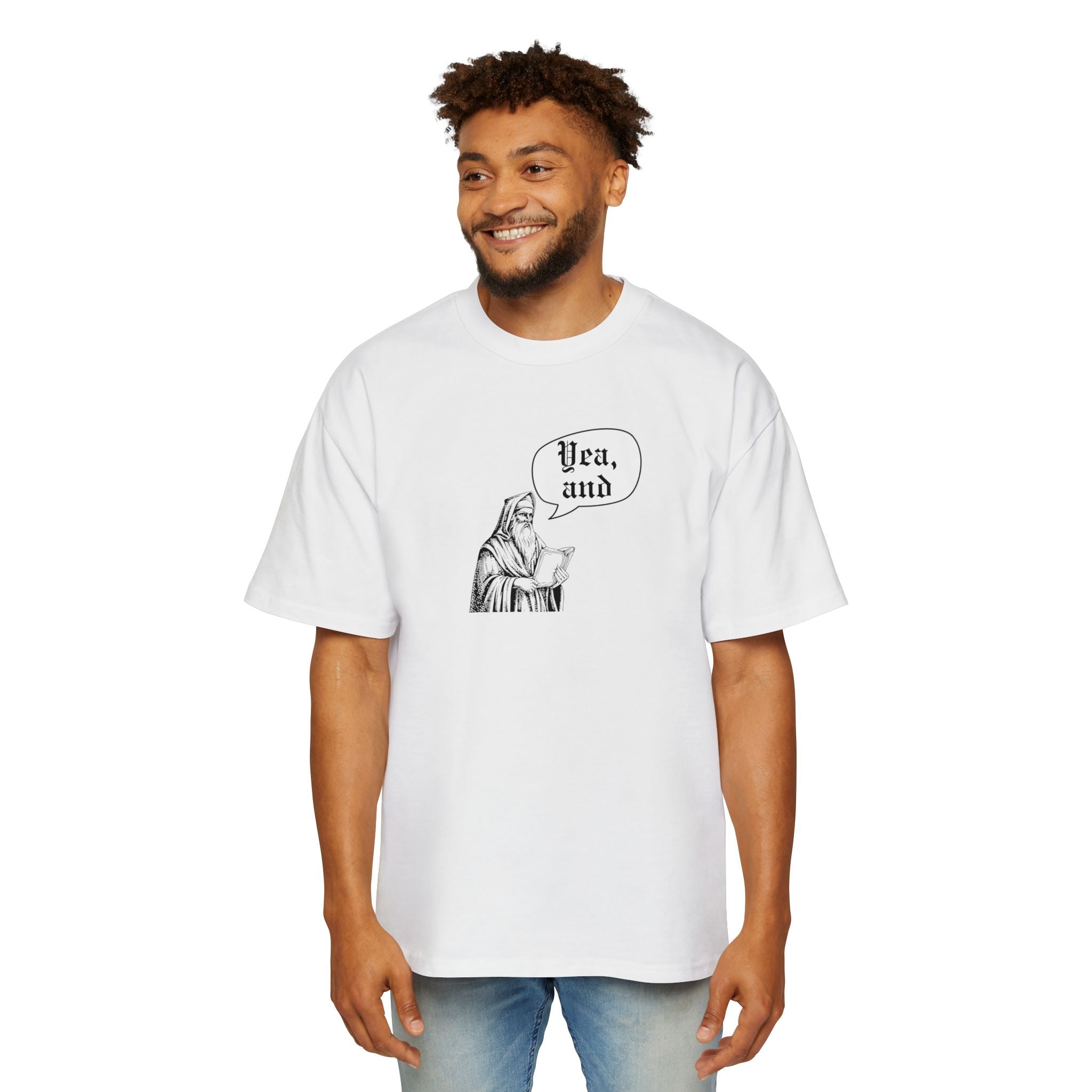 Old Timey Yea, And Improv Tee T-Shirt, Vintage Theater Comedy, Retro Script