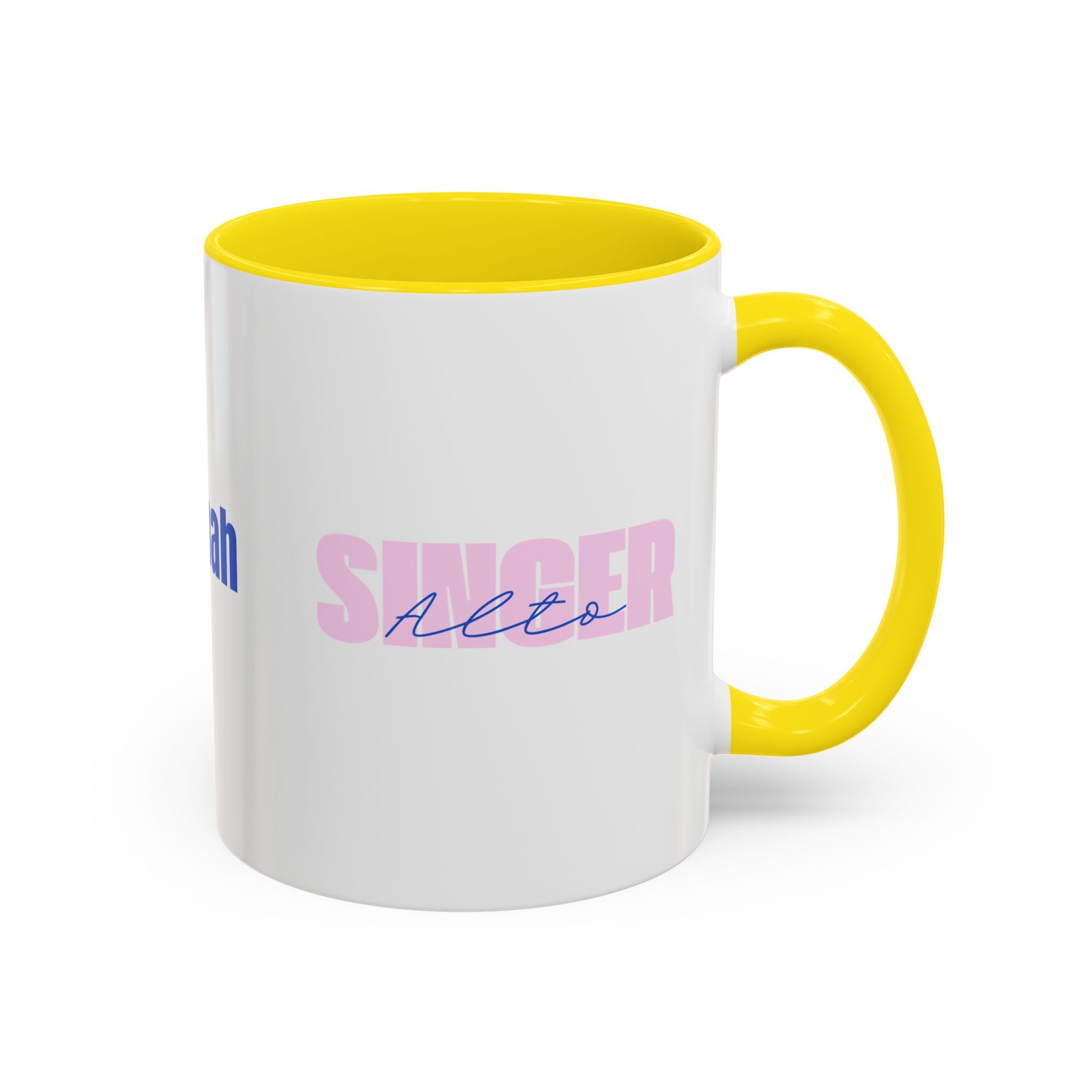 Customizable Alto Singer Coffee Mug — Accent Mug (11/15oz)
