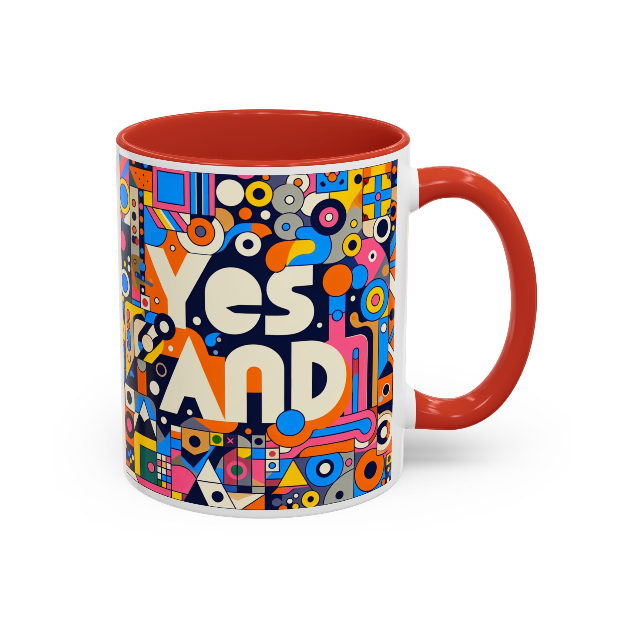 Yes, and Improv Accent Coffee Mug (11, 15oz)