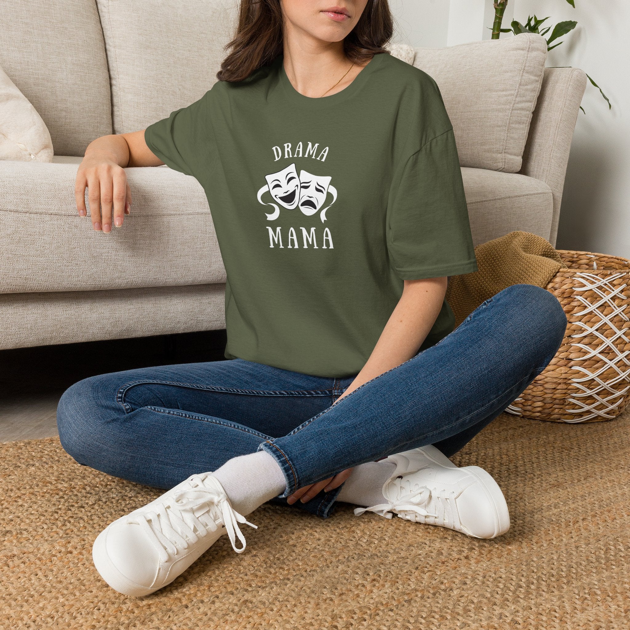 Drama Mama theatre masks tee