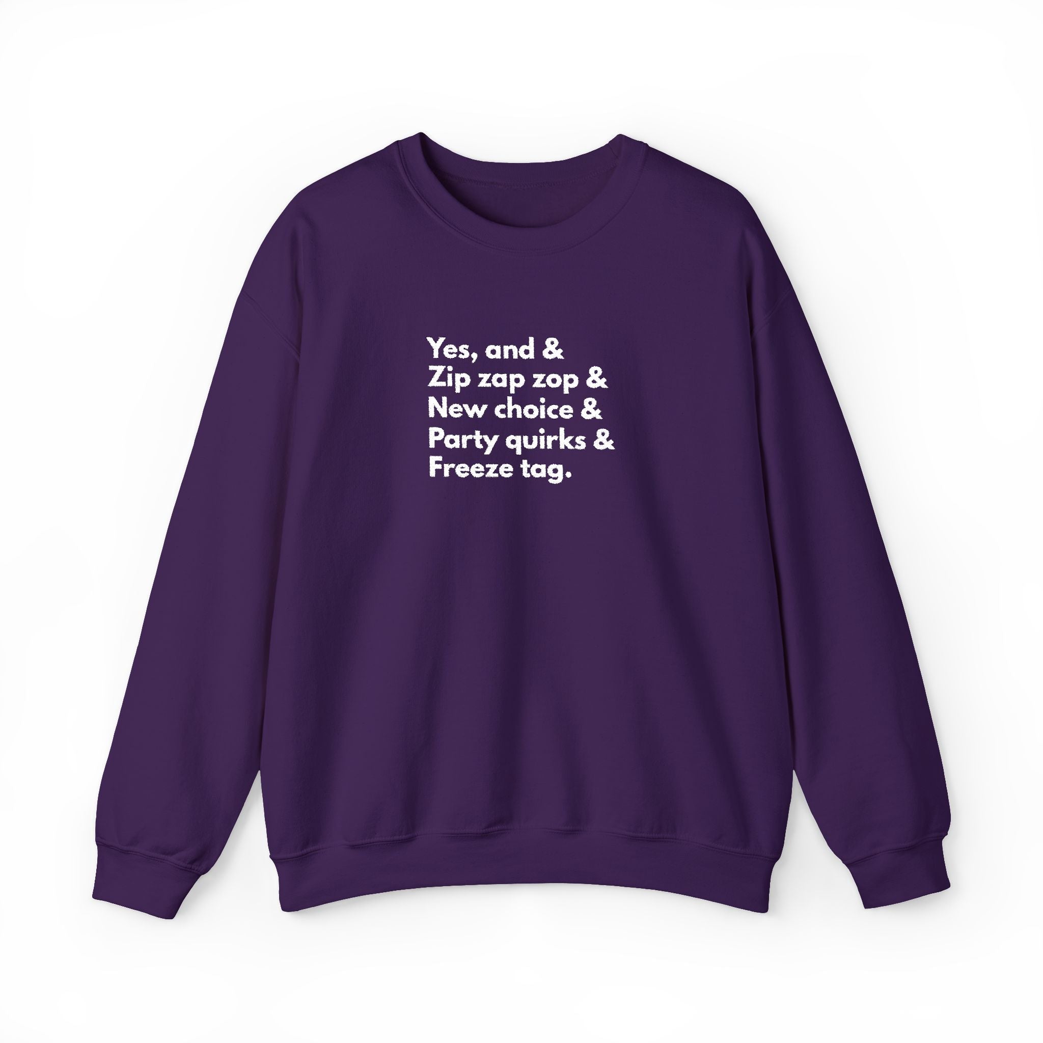 Embroidered Improv Games Sweatshirt