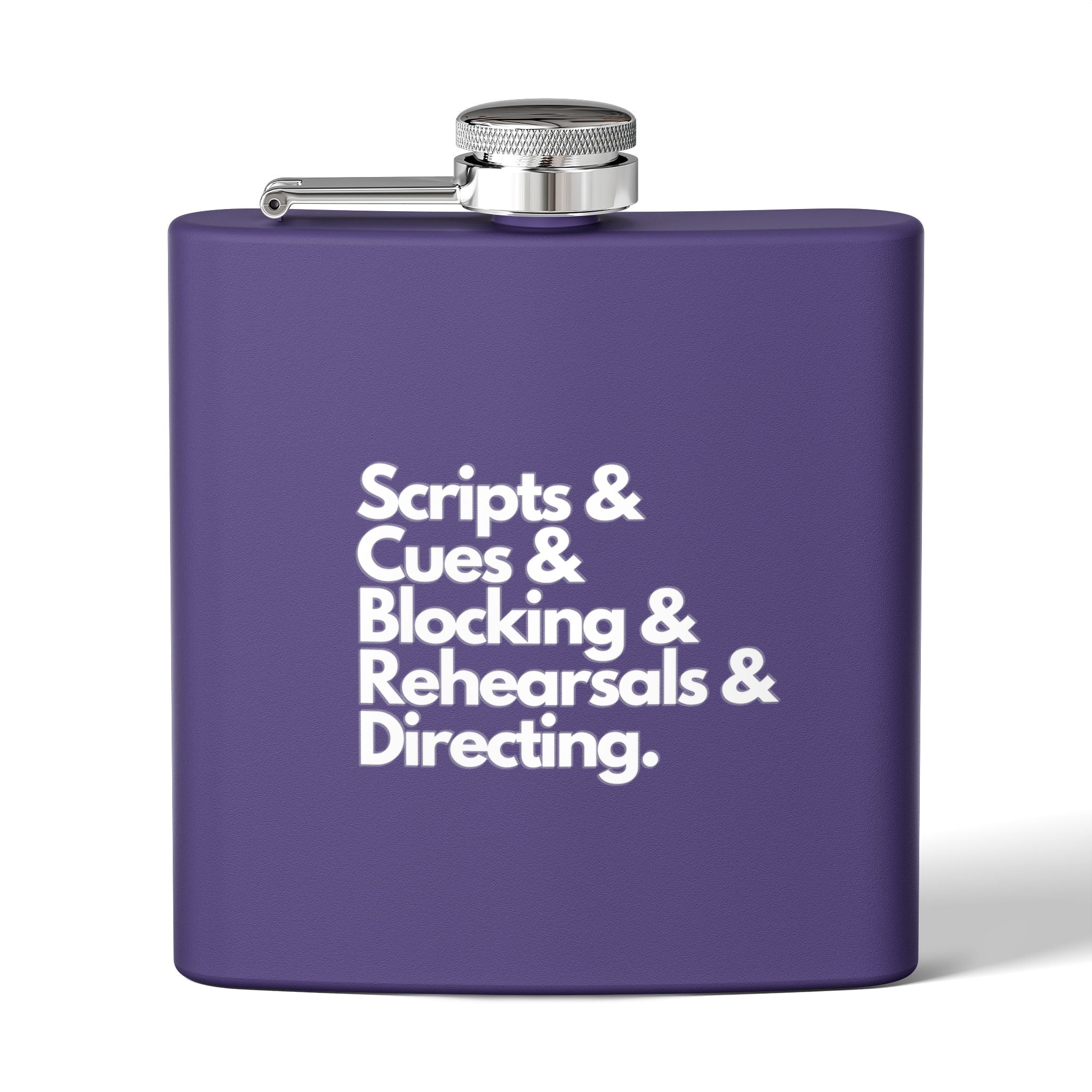 Scripts, Cues, Blocking, Rehearsals and Directing Flask for the Theatre director