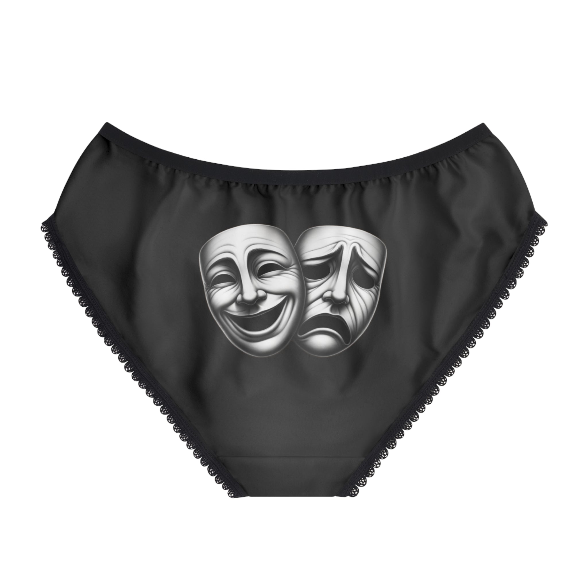 Comedy & Tragedy Drama Masks Women's Briefs - Theatrical Undies