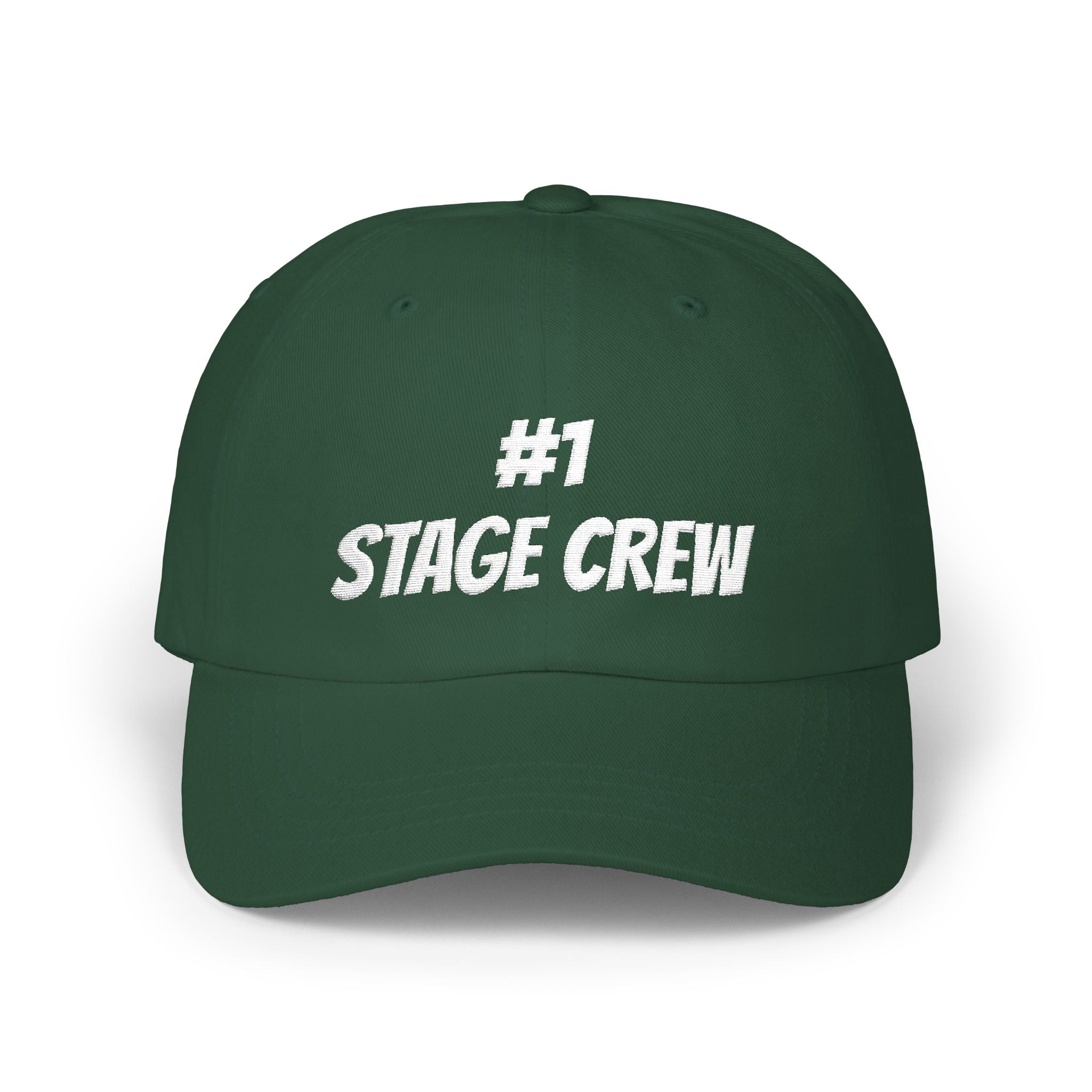 Number 1 Stage Crew hat, baseball Cap,  Embroidered Crew Hat