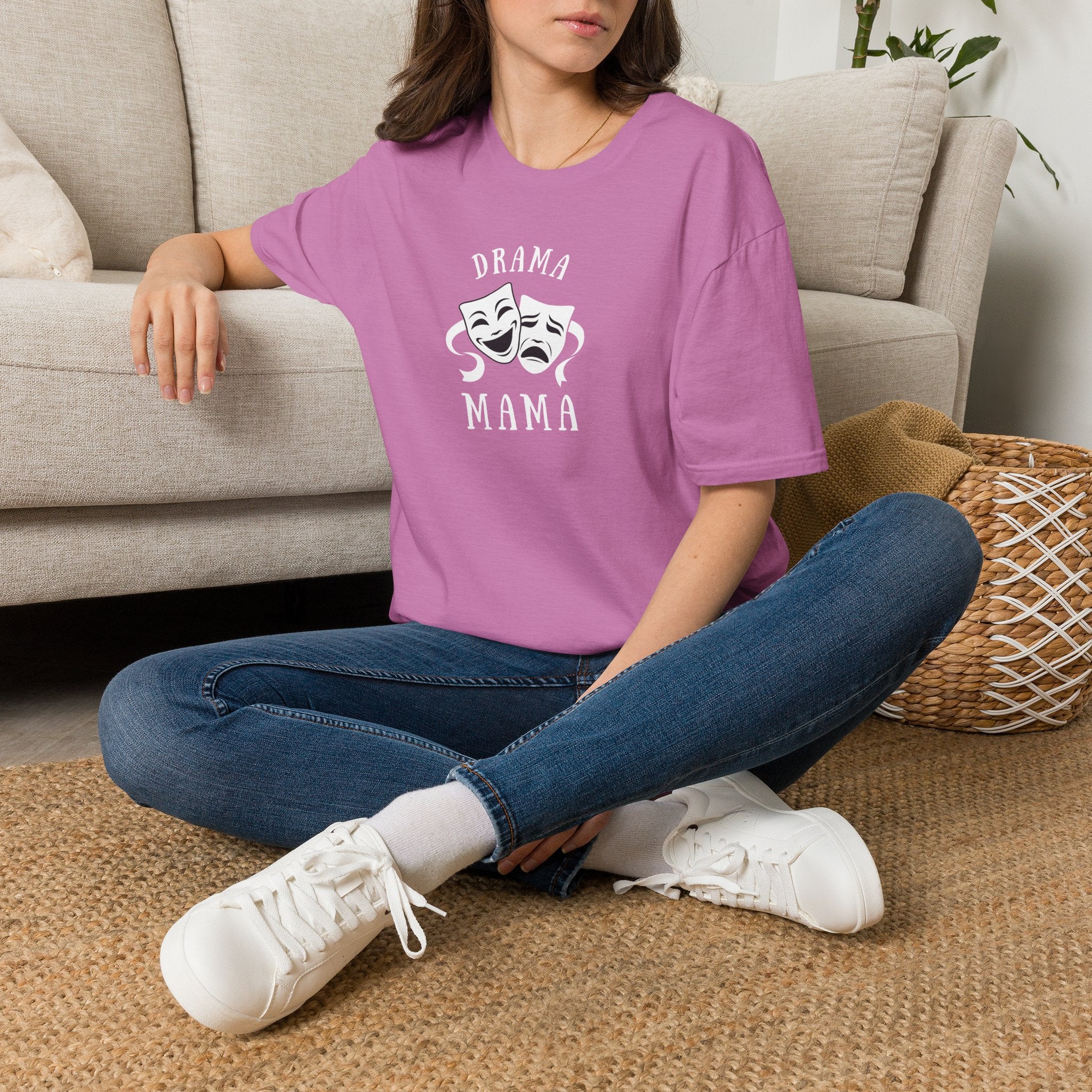 Drama Mama theatre masks tee