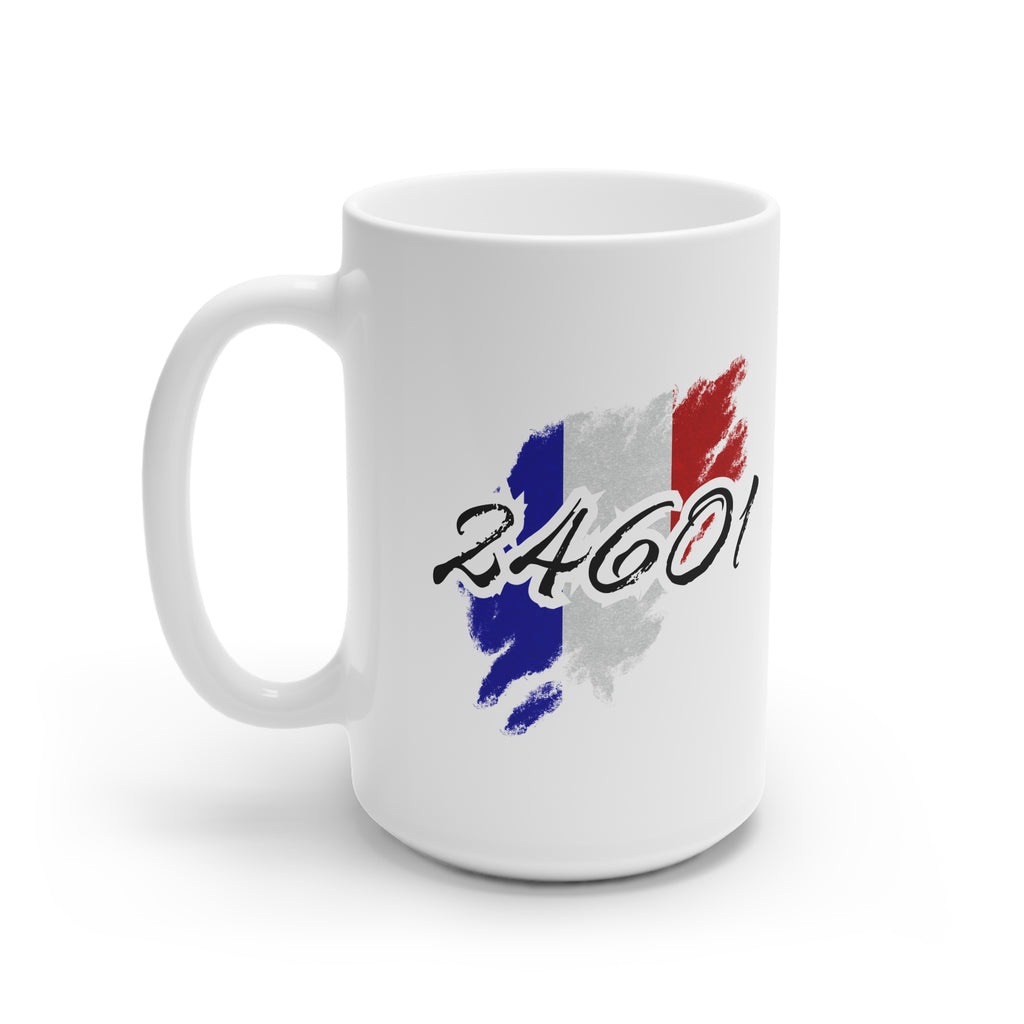 24601 Mug, White Ceramic Coffee Cup